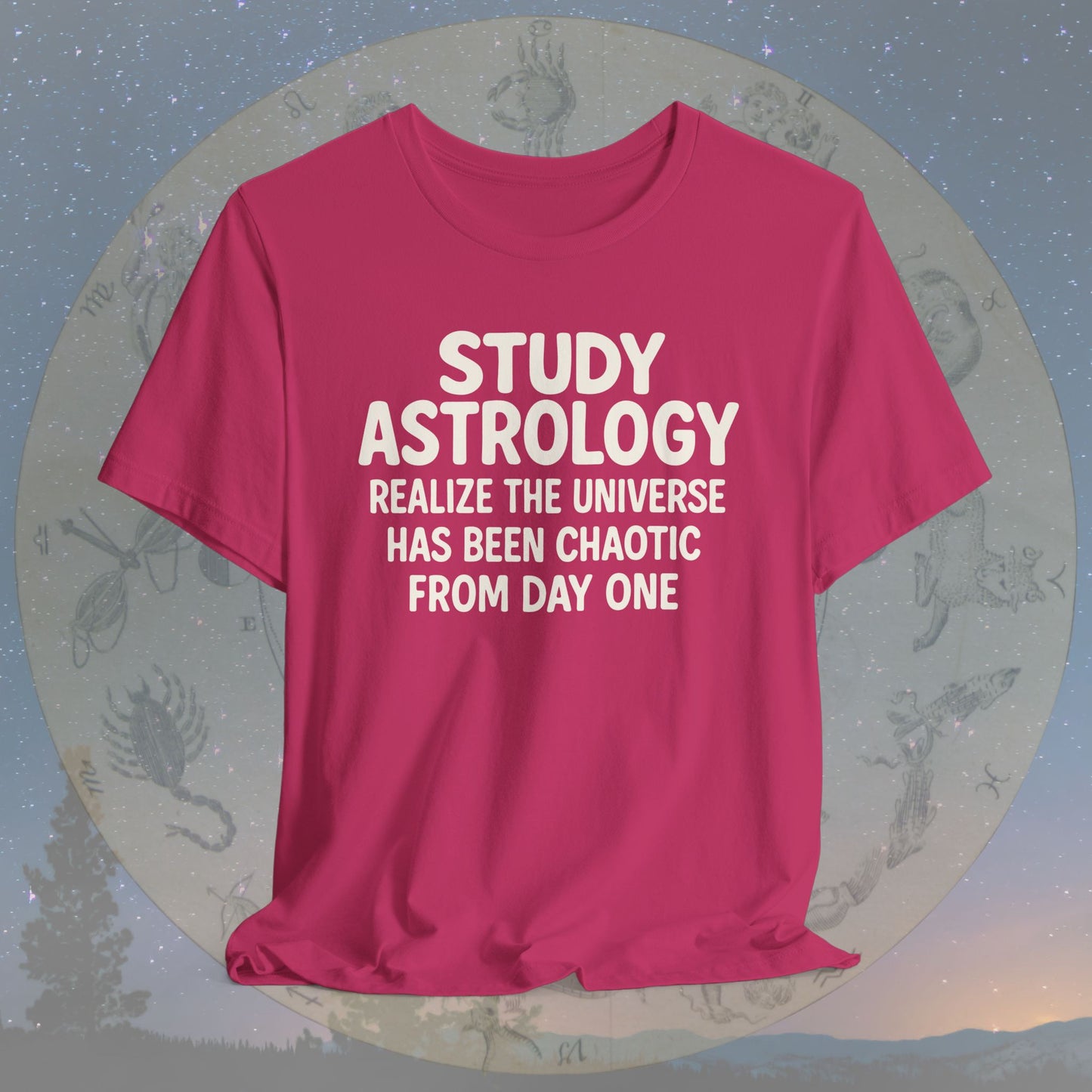 Study Astrology Chaotic Universe T-Shirt