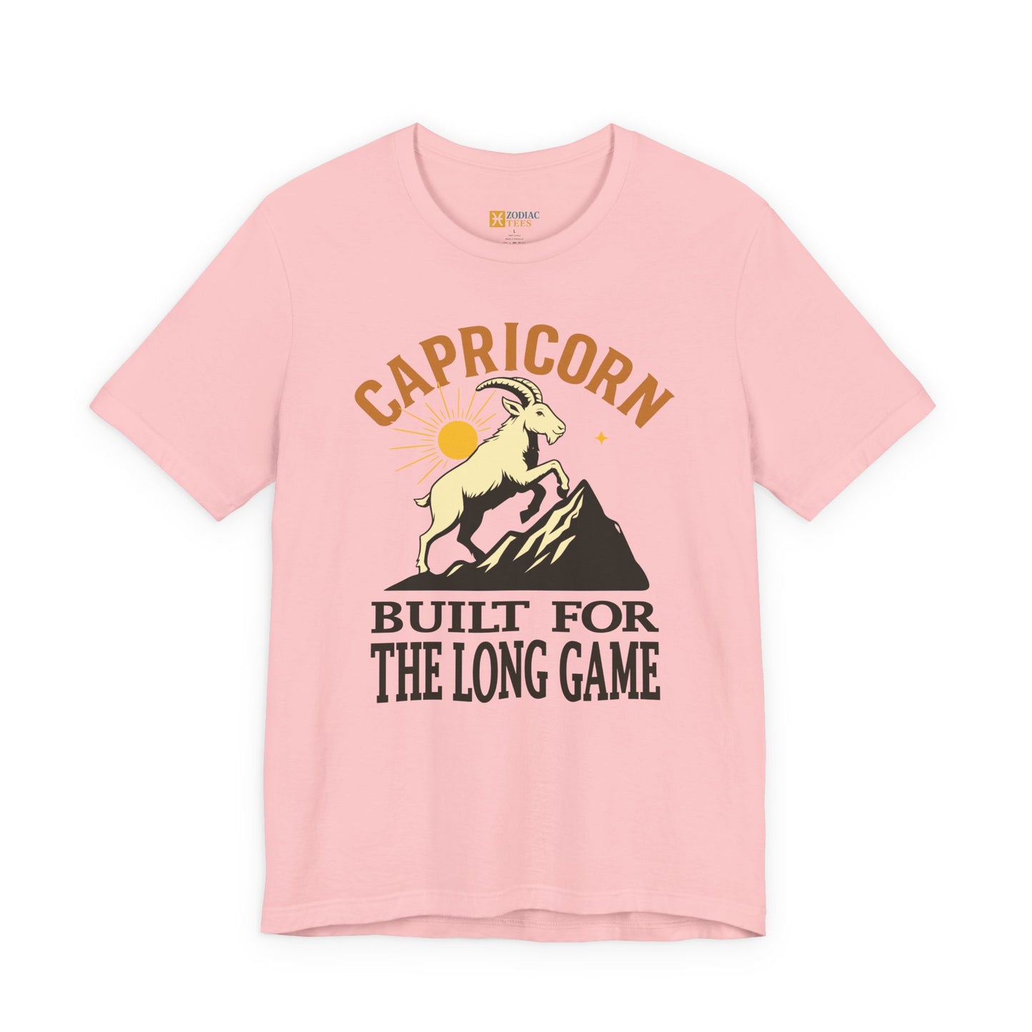 Capricorn Built for the Long Game T-Shirt – Long-Term Energy Tee