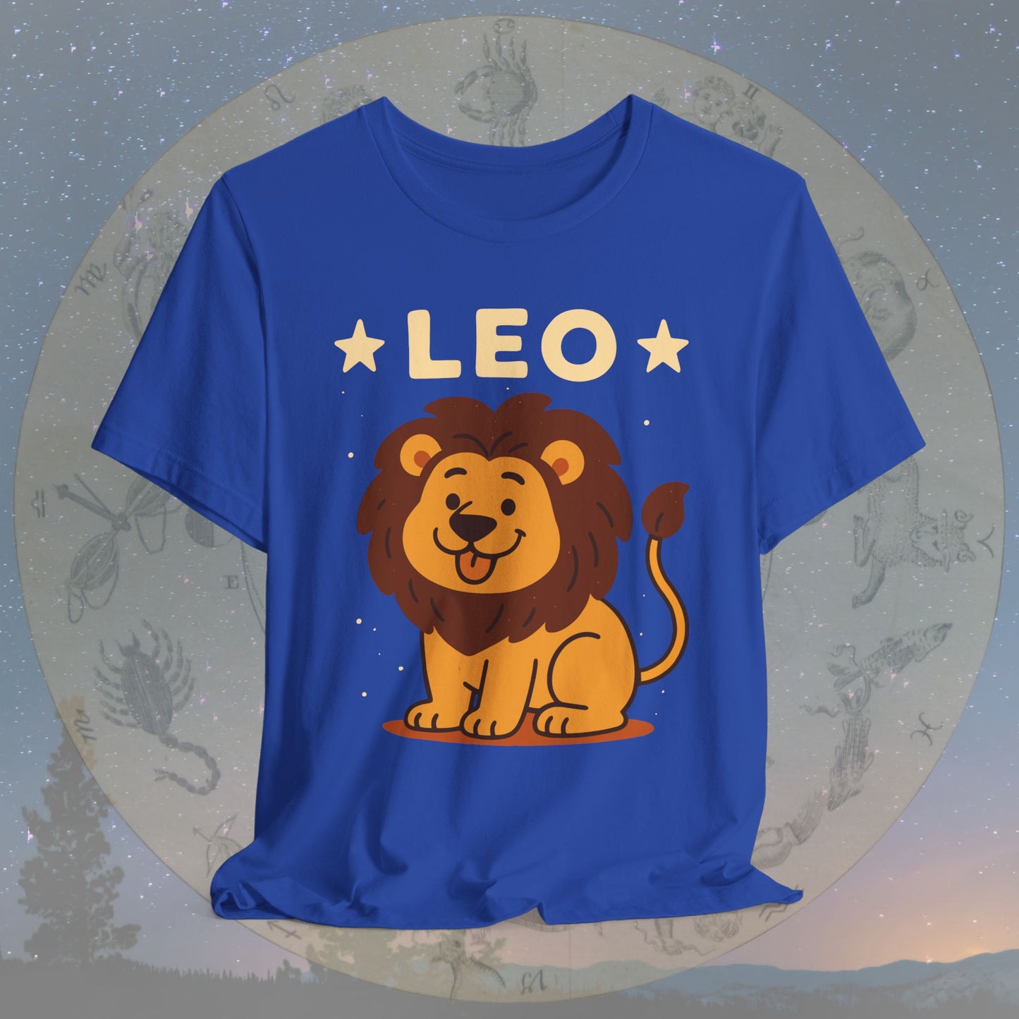 Cute Kawaii Leo Zodiac Sign T-Shirt