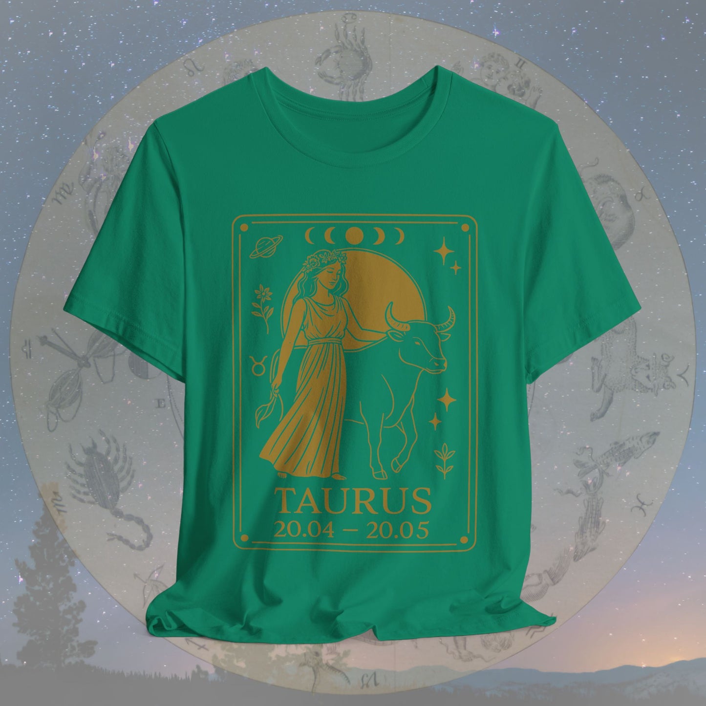 Mystic Earth Taurus Zodiac T-Shirt