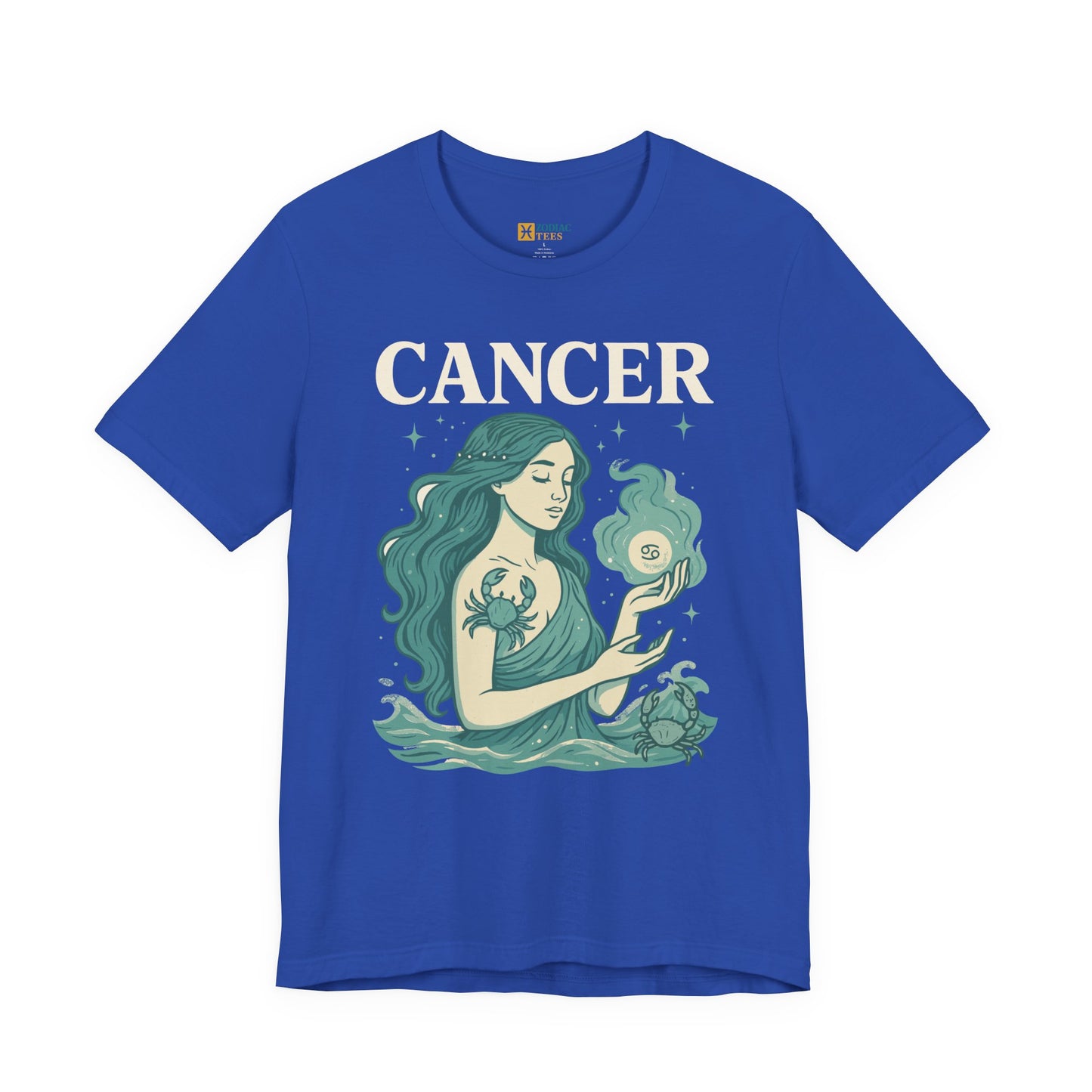 Cancer Bold Zodiac T-Shirt – Water Sign Statement Energy Tee