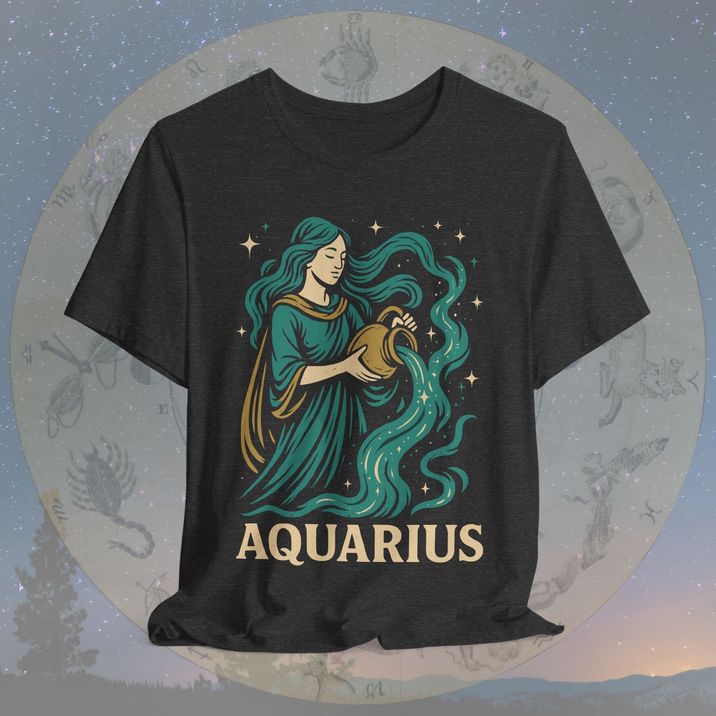 Calm Visionary Aquarius T-Shirt