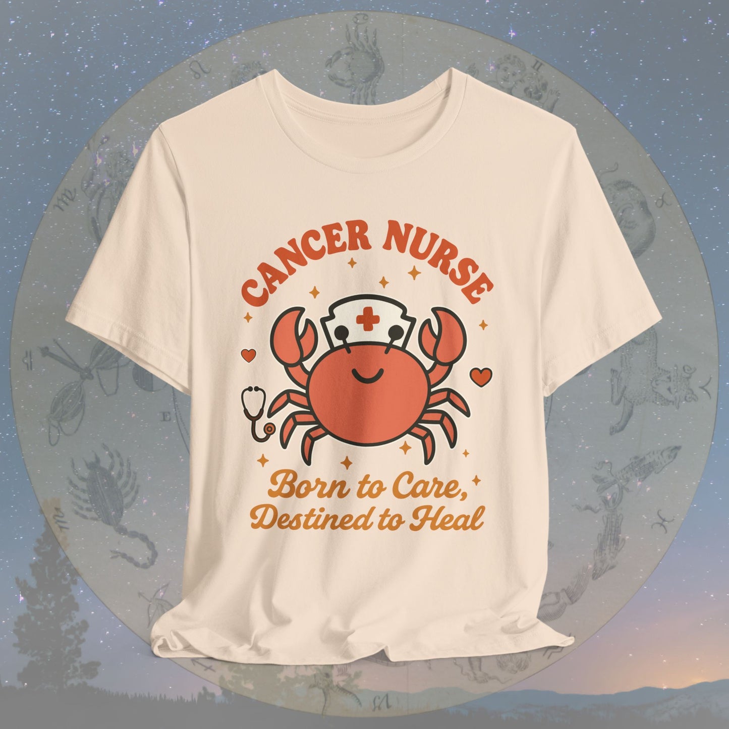 Born to Care Cancer Nurse T-Shirt