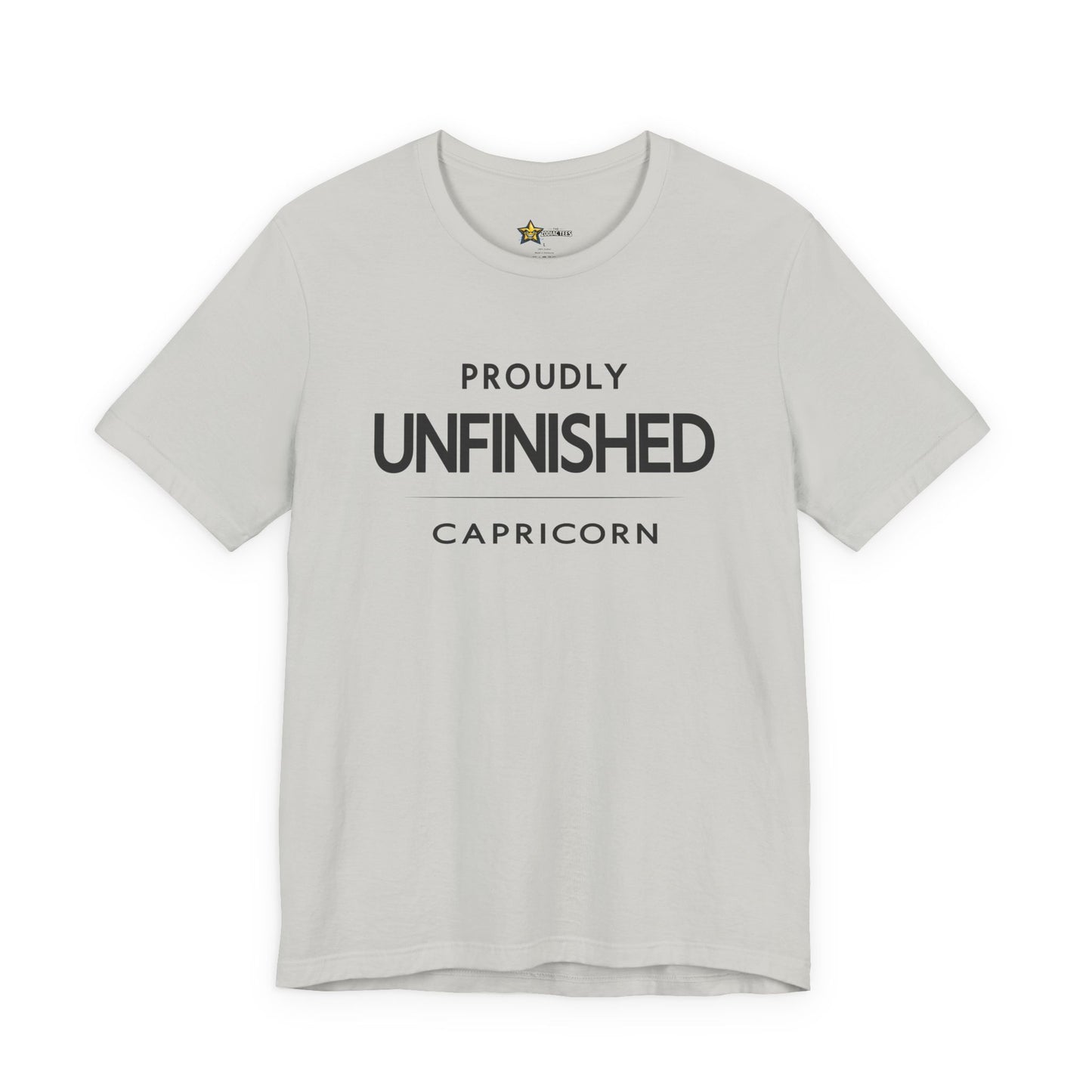Capricorn Evolving Zodiac T-Shirt – Proudly Unfinished Tee