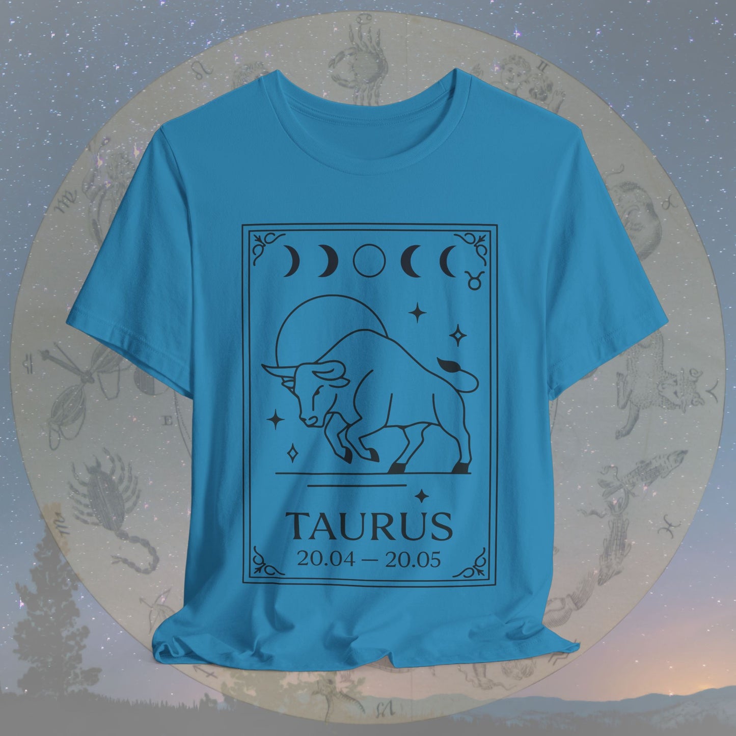 Minimalist Taurus Zodiac T-Shirt