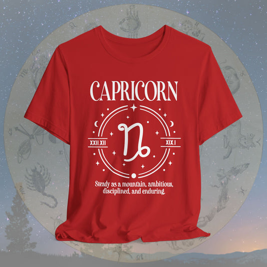 Classic Capricorn Zodiac Sign T-Shirt