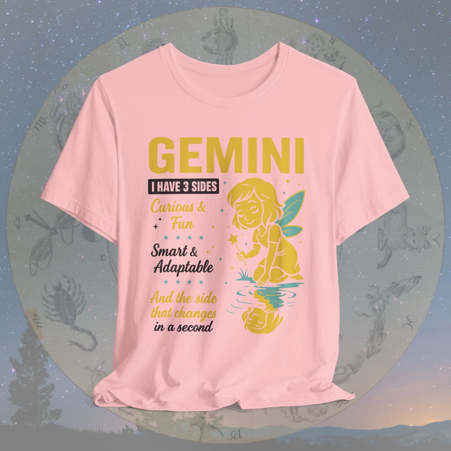 I Have 3 Sides – Playful Spirit Gemini T-Shirt