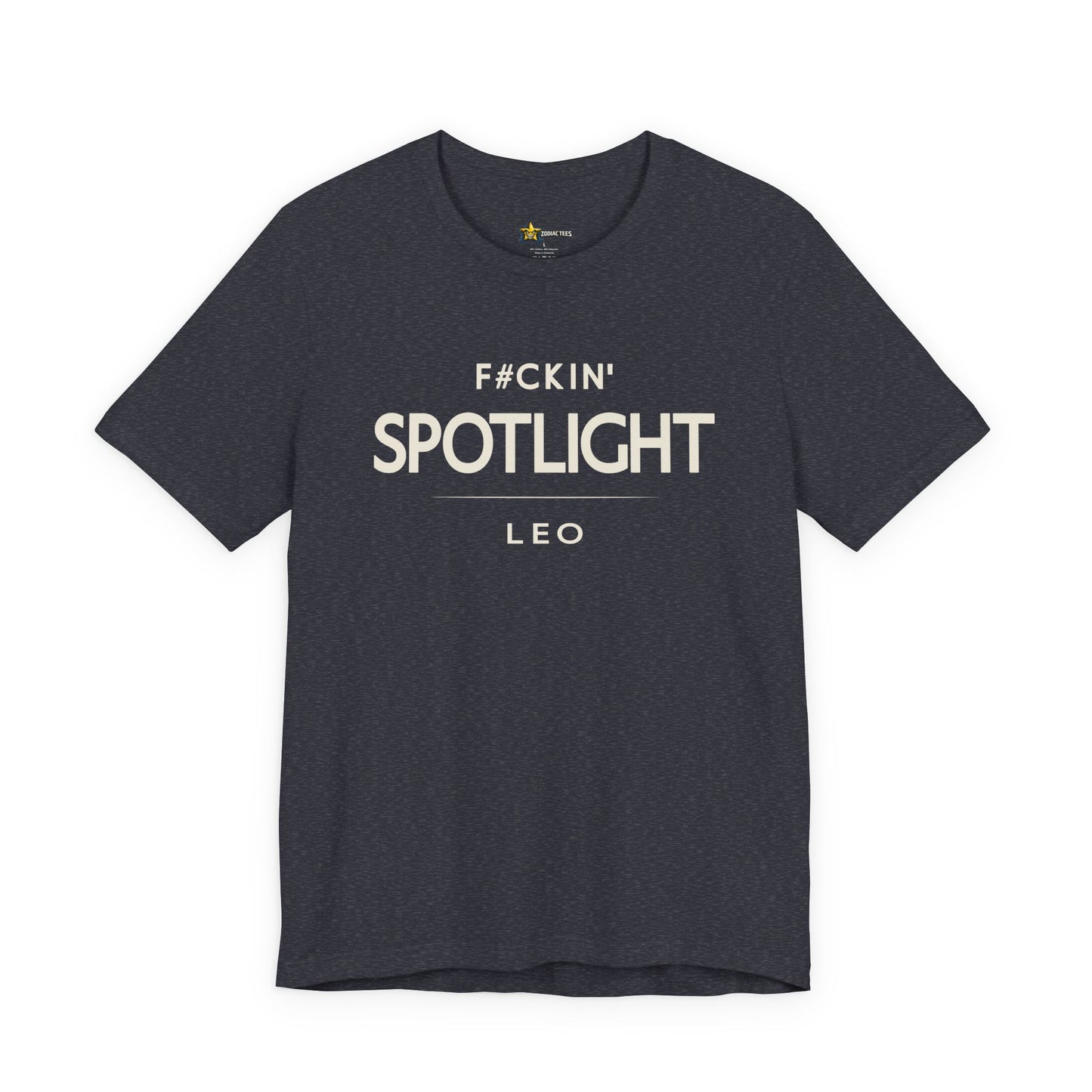 Leo Bold Zodiac T-Shirt – F#ckin’ Spotlight Tee