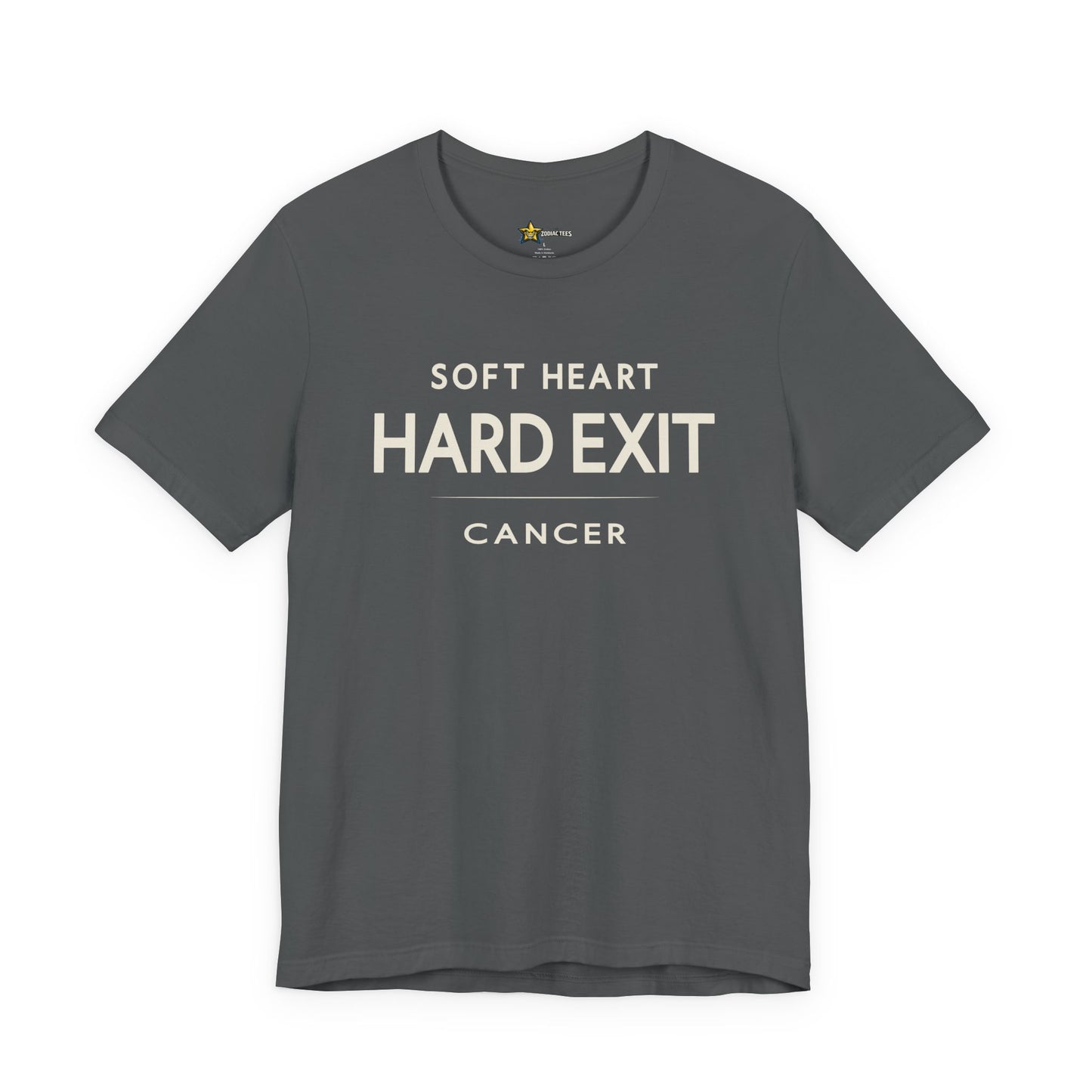 Cancer Soft Heart Hard Exit T-Shirt
