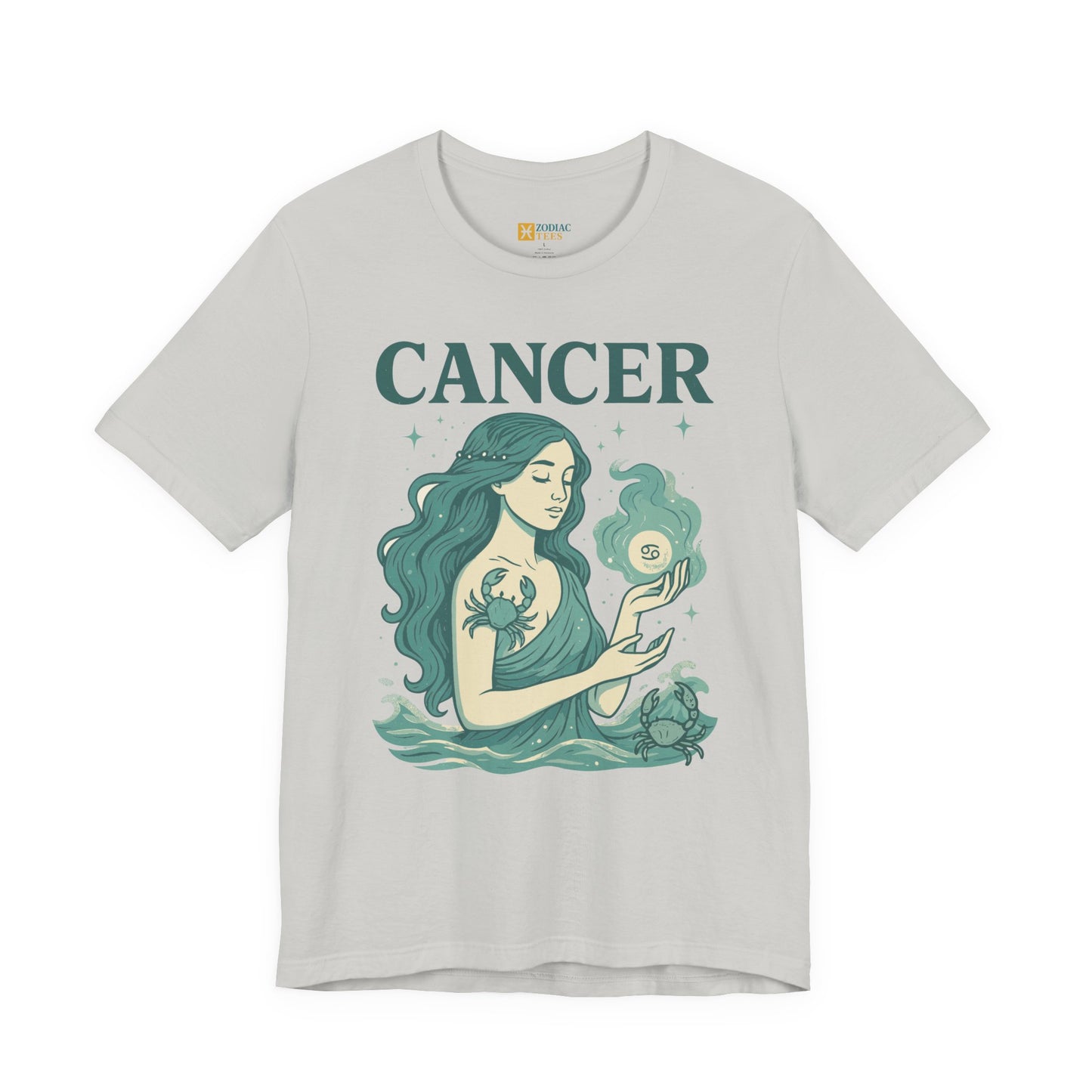 Cancer Bold Zodiac T-Shirt – Water Sign Statement Energy Tee
