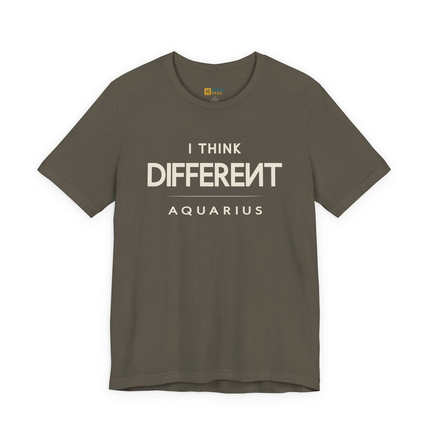 Aquarius I Think Different T-Shirt – Independent Zodiac Mindset Tee
