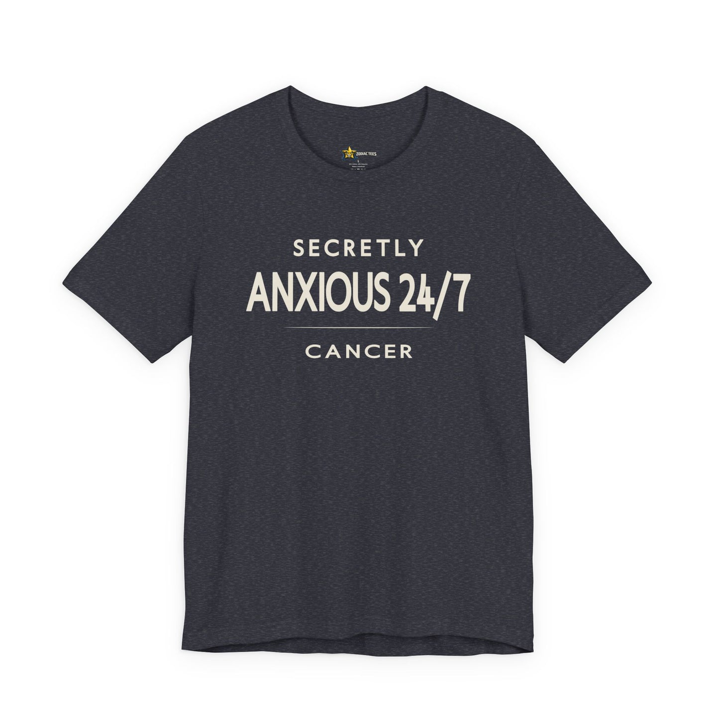 Cancer Clean Attitude T-Shirt – Secretly Anxious 24/7 Tee