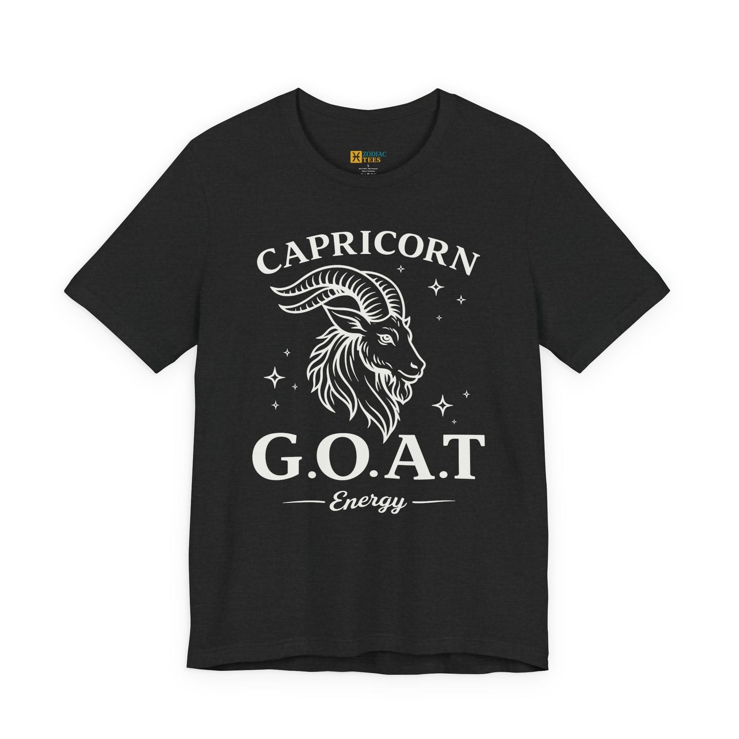 Capricorn G.O.A.T Energy T-Shirt – Greatest of All Time Zodiac Tee