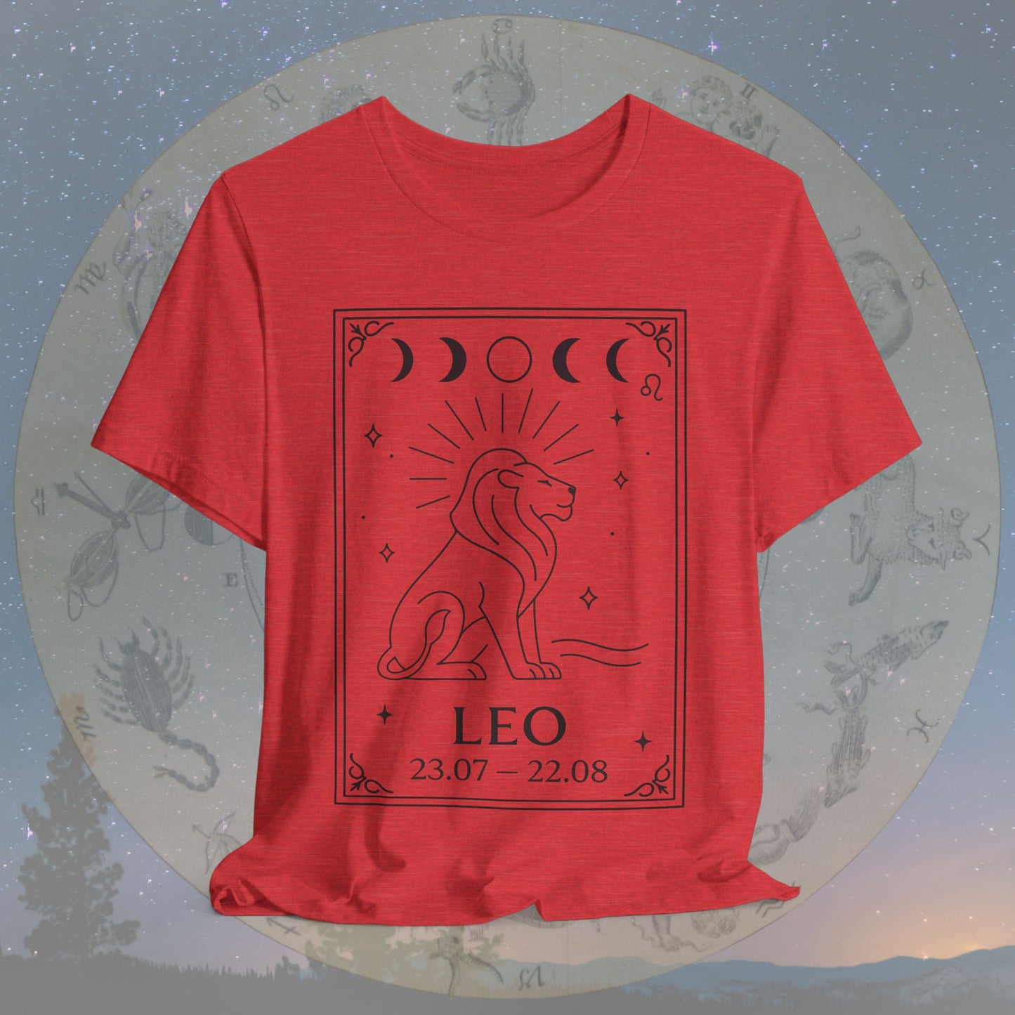 Minimalist Leo Zodiac T-Shirt