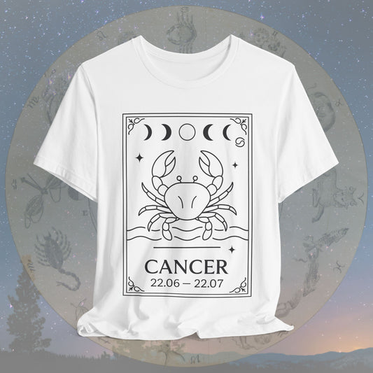 Minimalist Cancer Zodiac T-Shirt