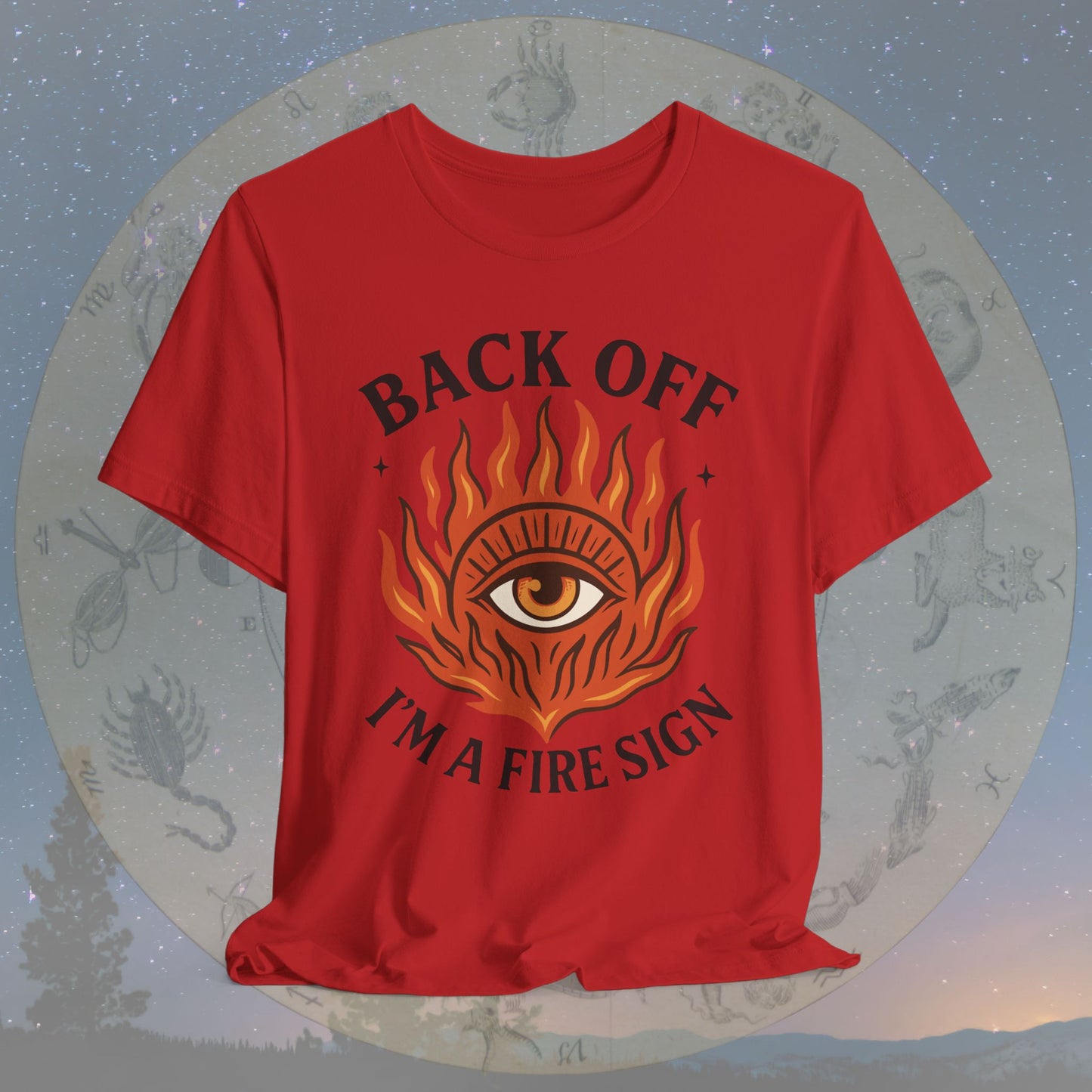 Fiery Attitude Fire Sign T-Shirt