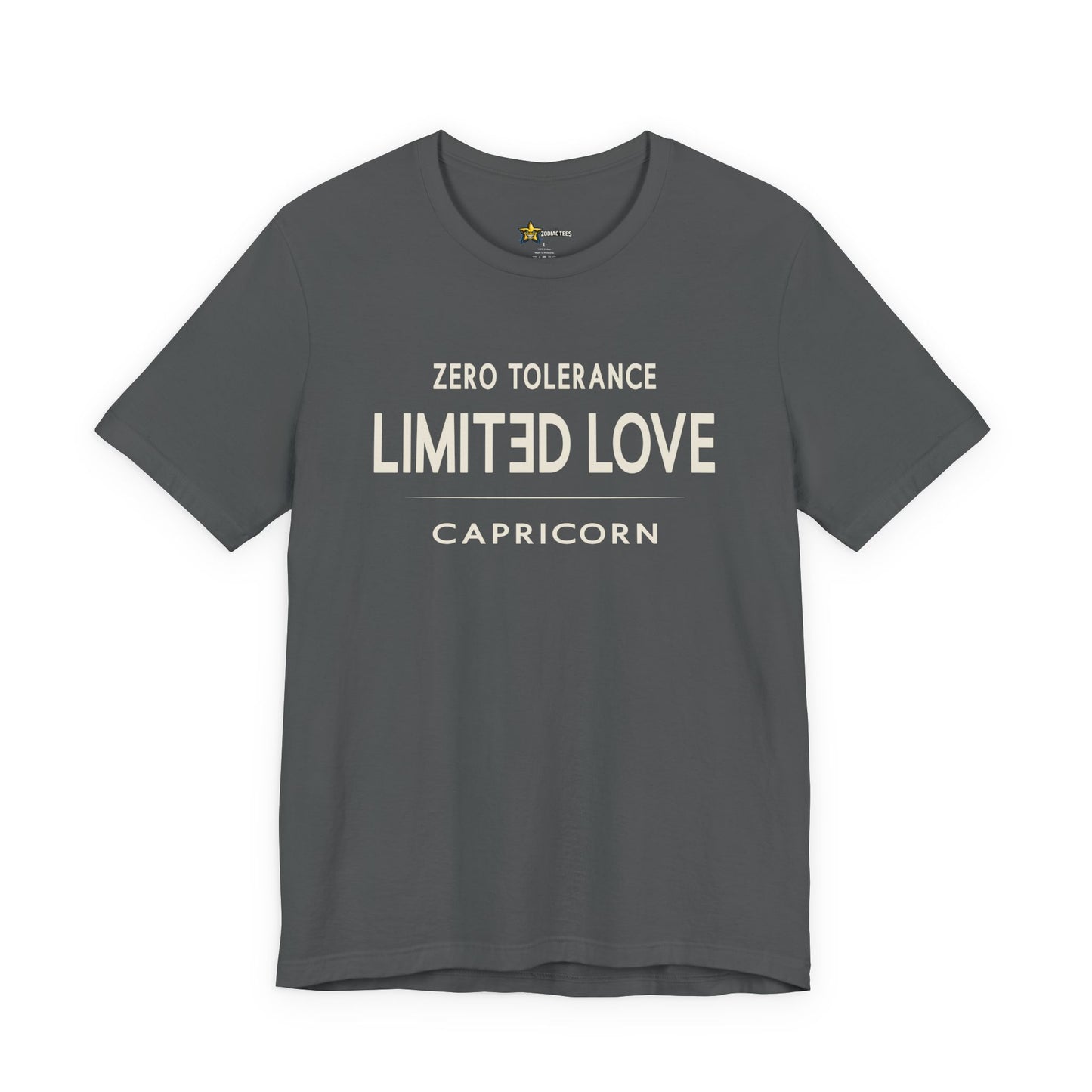 Capricorn Cold Attitude Zodiac Tee – Limited Love T-Shirt