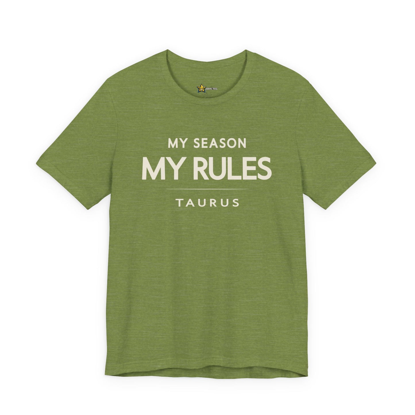 Taurus Minimal Attitude T-Shirt – My Season My Rules Tee