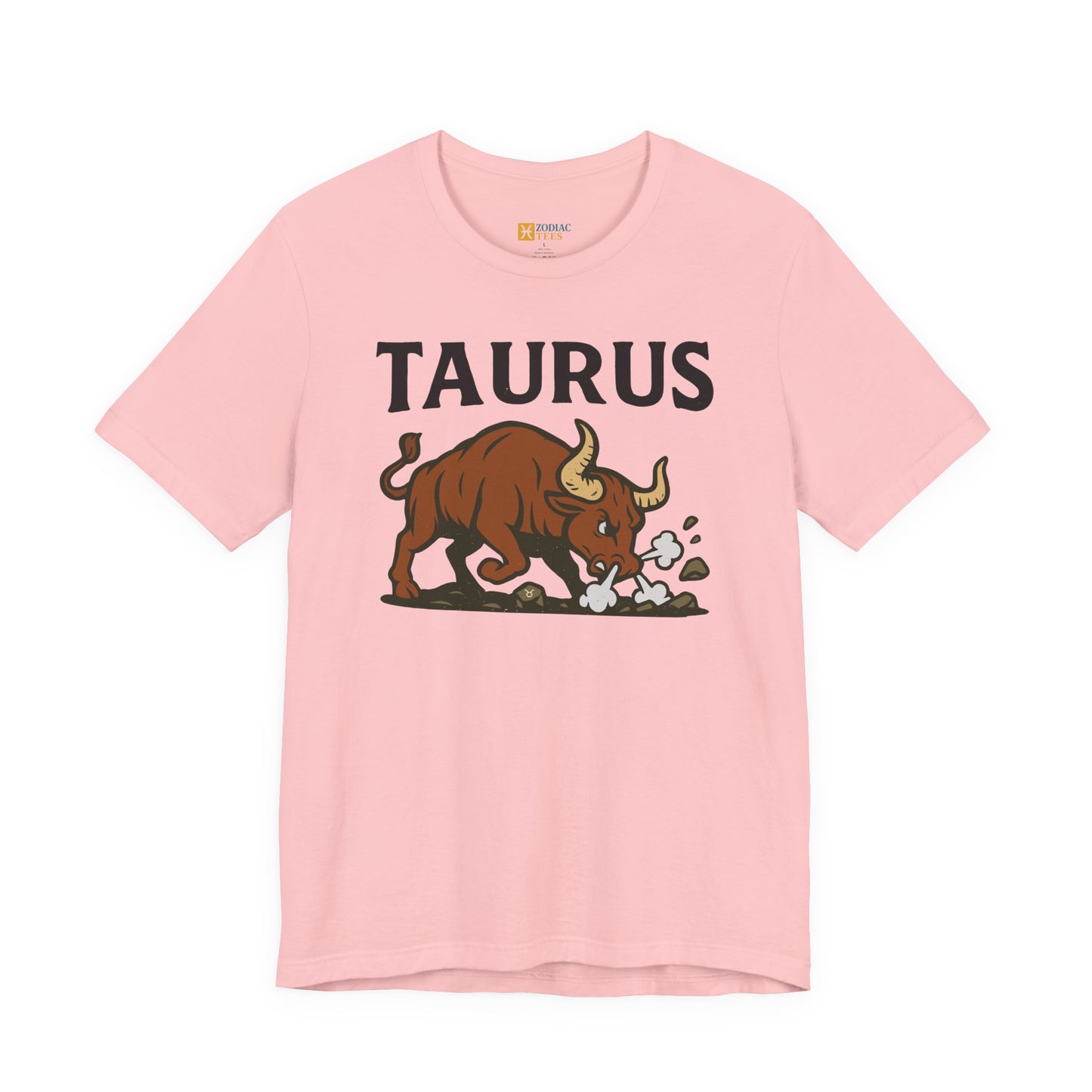 Taurus Strength T-Shirt – Bold Charging Bull Zodiac Tee