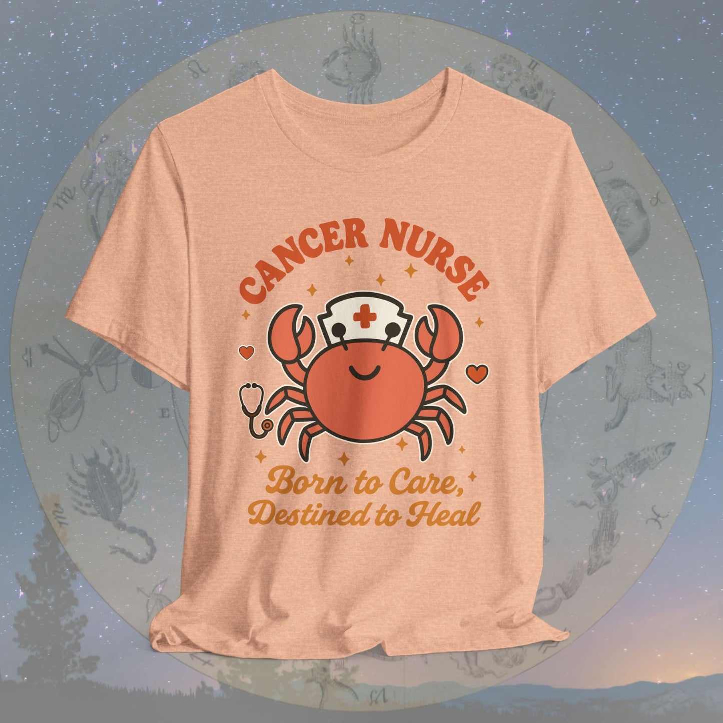 Born to Care Cancer Nurse T-Shirt