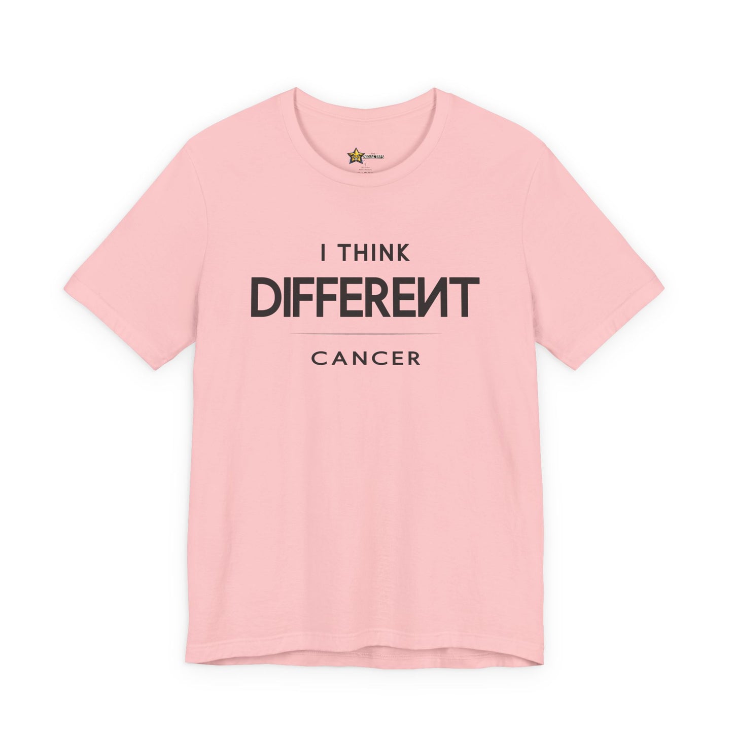 Cancer Minimal Attitude T-Shirt – I Think Different Mindset Tee