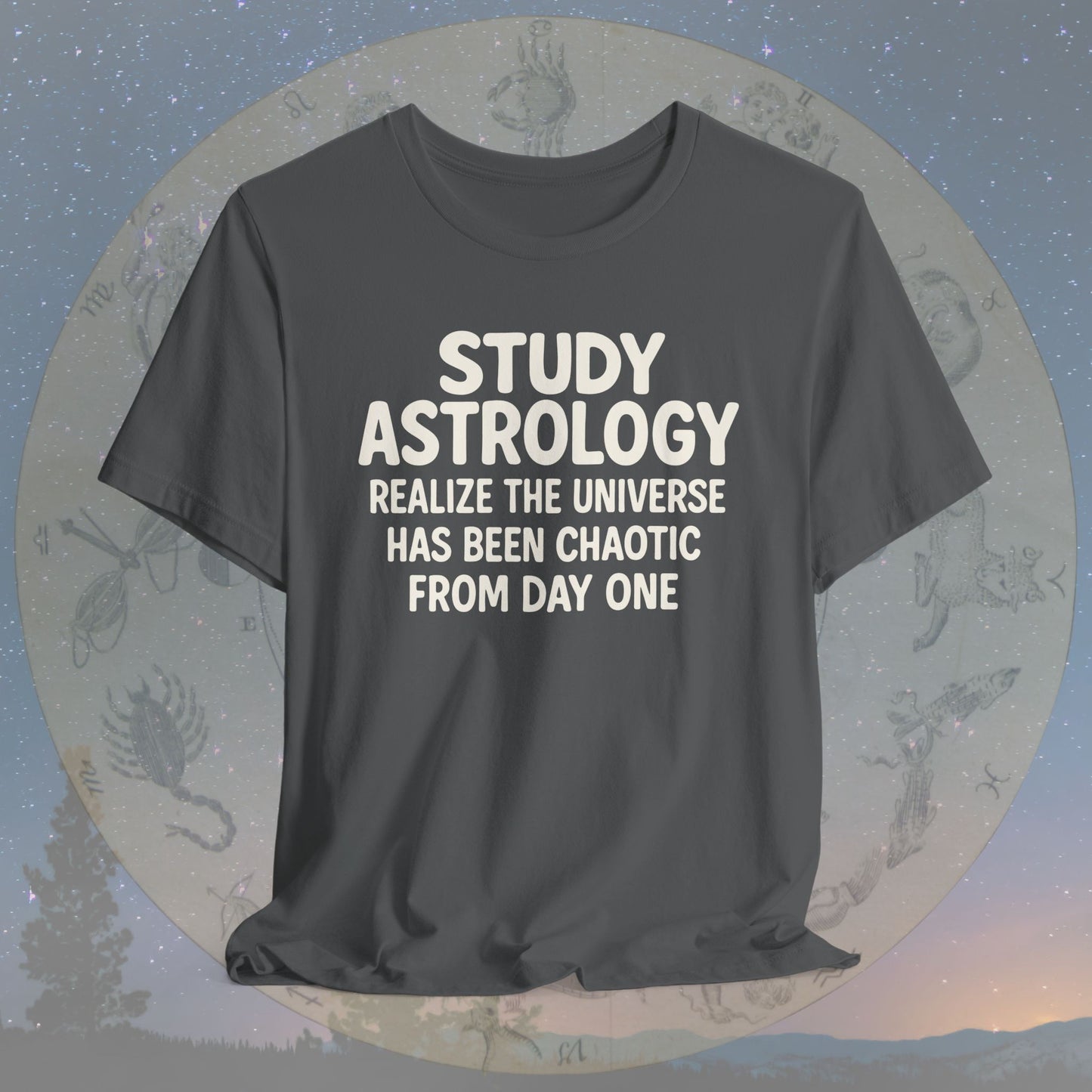 Study Astrology Chaotic Universe T-Shirt