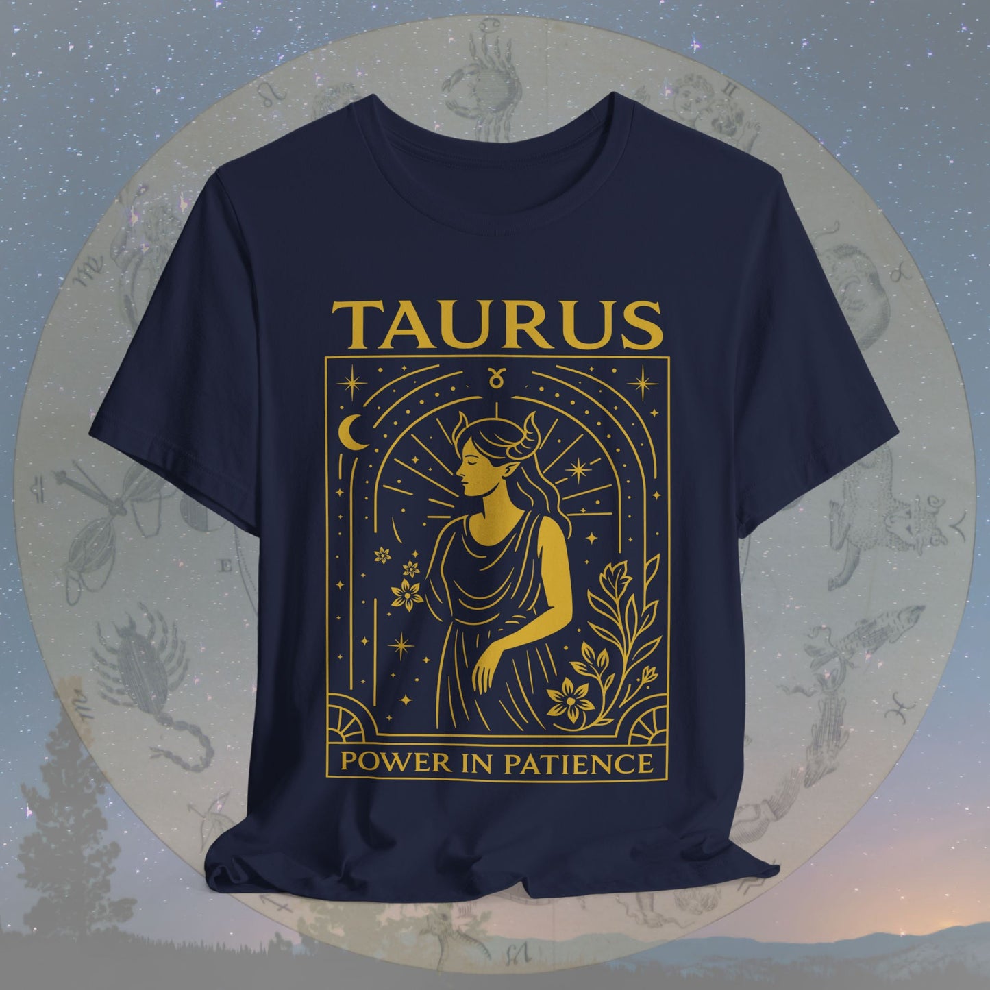 Grounded Power in Patience Taurus T-Shirt