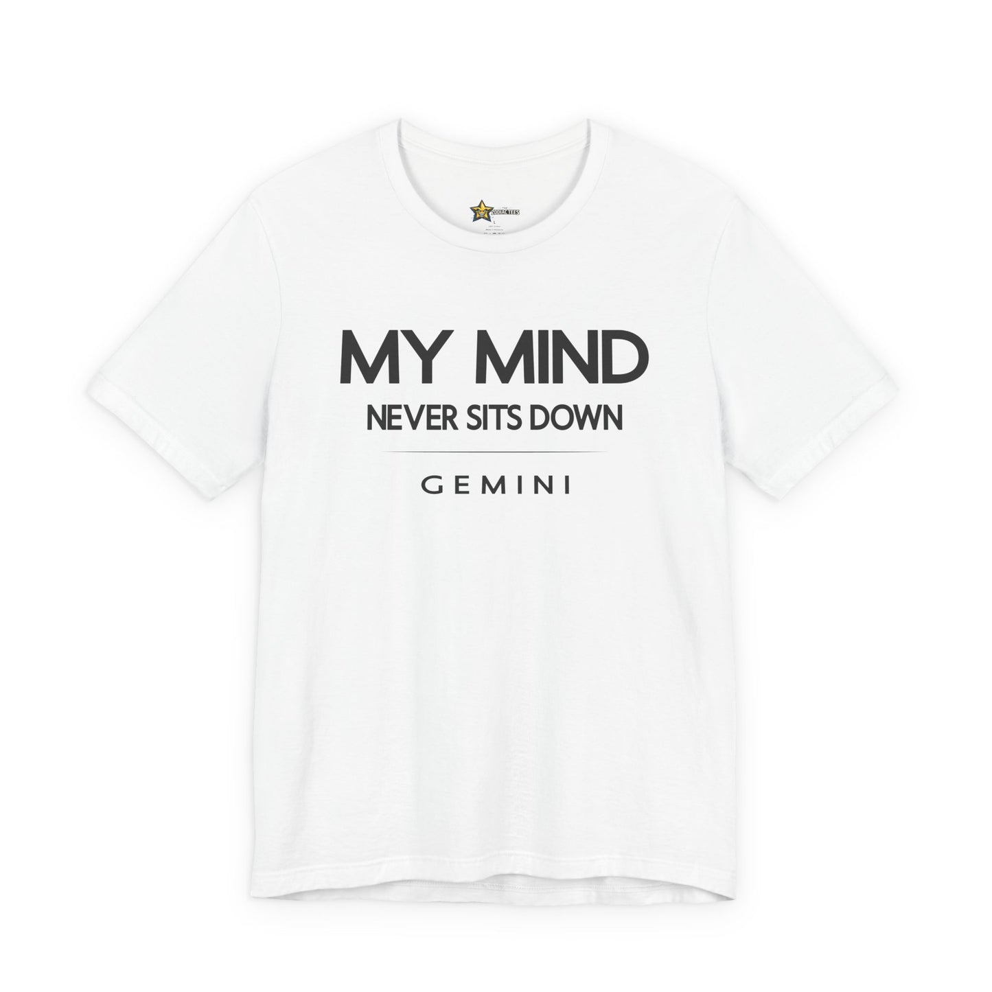 Gemini My Mind Never Sits Down T-Shirt
