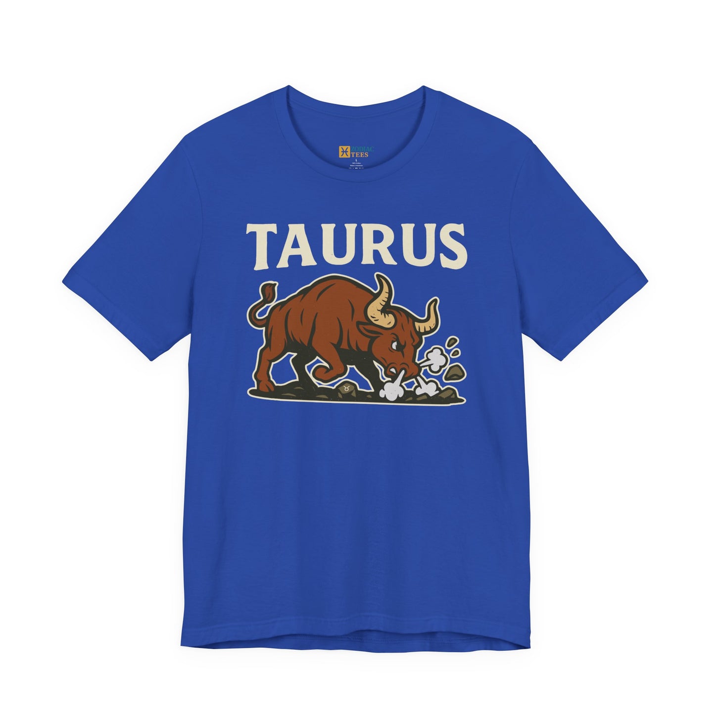 Taurus Strength T-Shirt – Bold Charging Bull Zodiac Tee