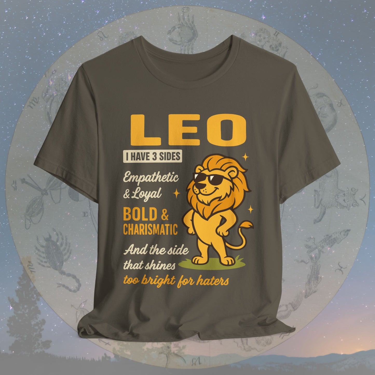 I Have 3 Sides – Shining Confidence Leo T-Shirt