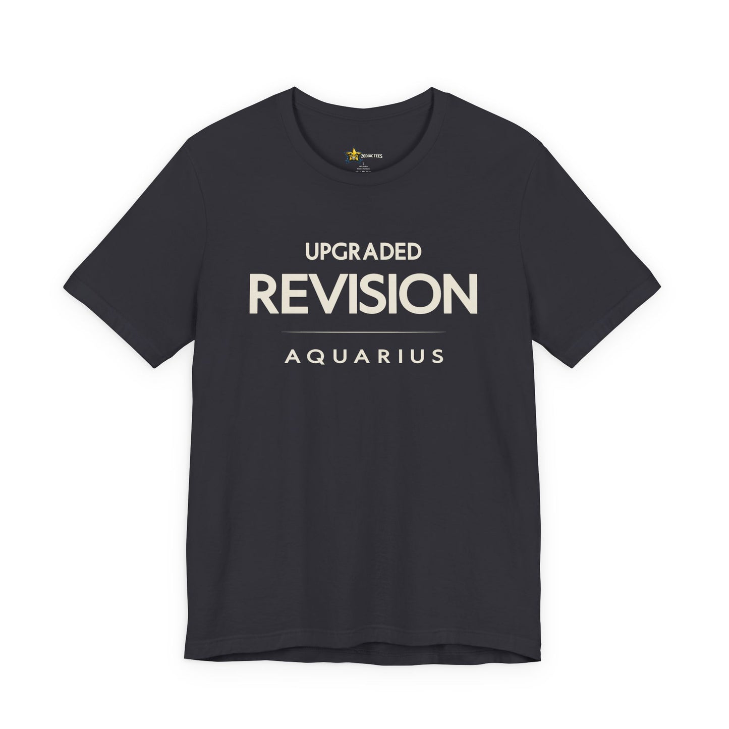Aquarius Upgraded Revision T-Shirt – Smart Zodiac Mindset Tee