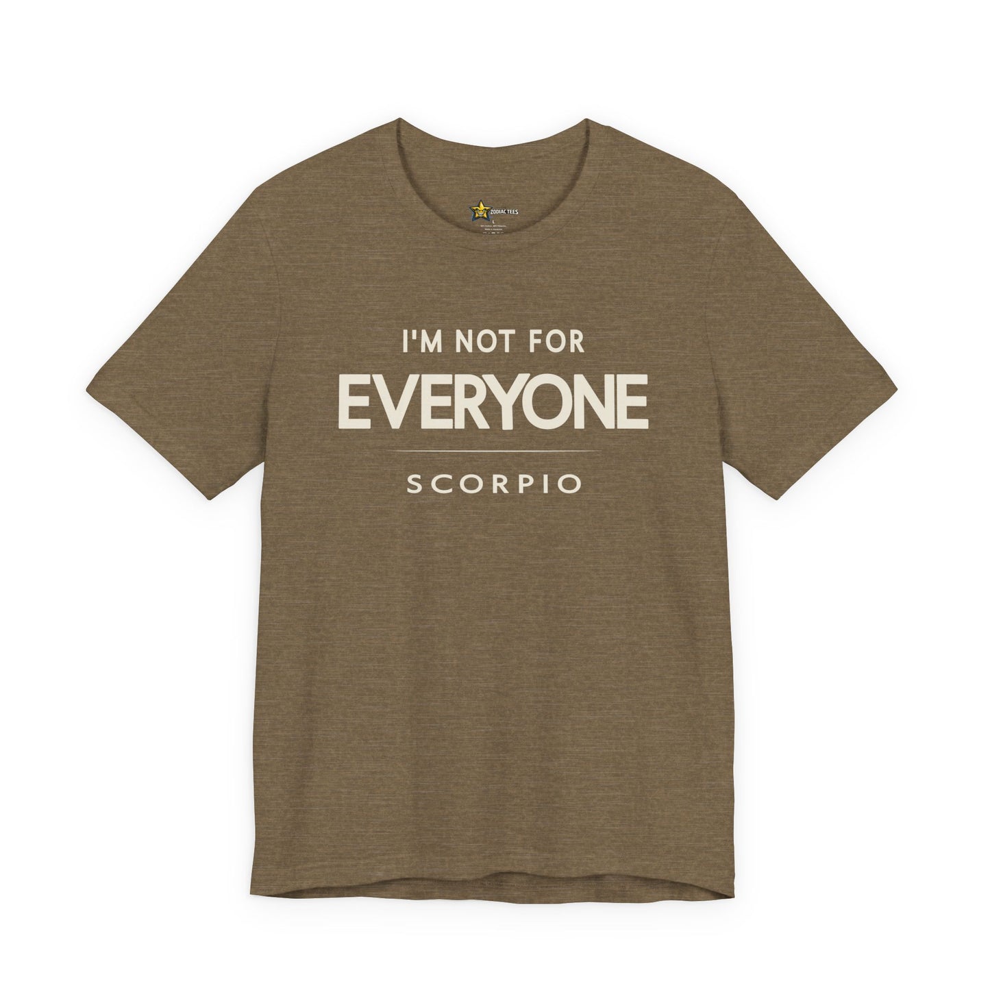 Scorpio Magnetic Zodiac T-Shirt – Not for Everyone Tee