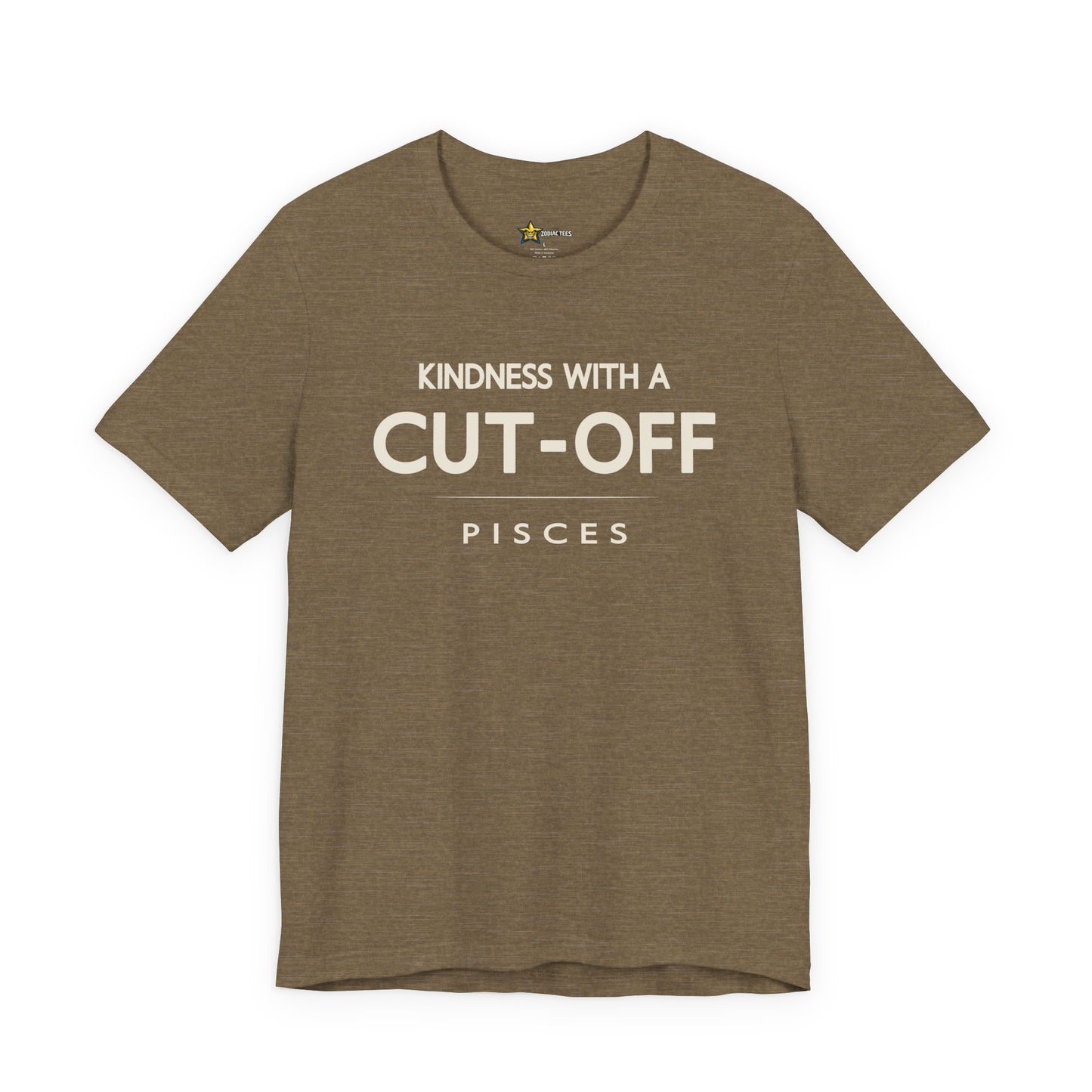 Pisces Kindness with a Cut-Off T-Shirt