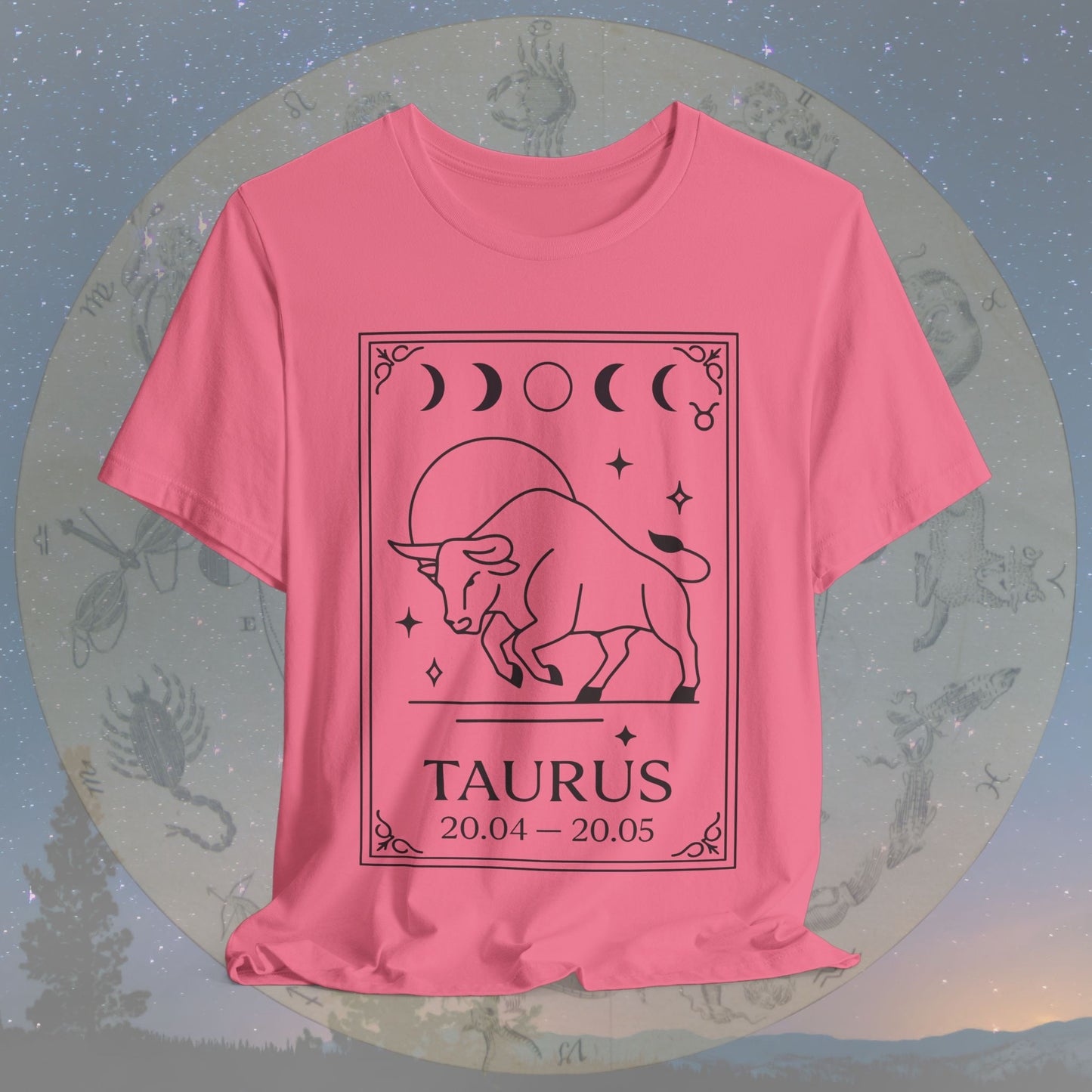 Minimalist Taurus Zodiac T-Shirt