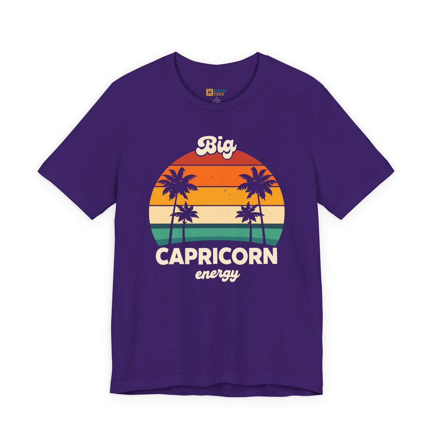 Big Capricorn Energy T-Shirt – Retro Zodiac Vibes Tee
