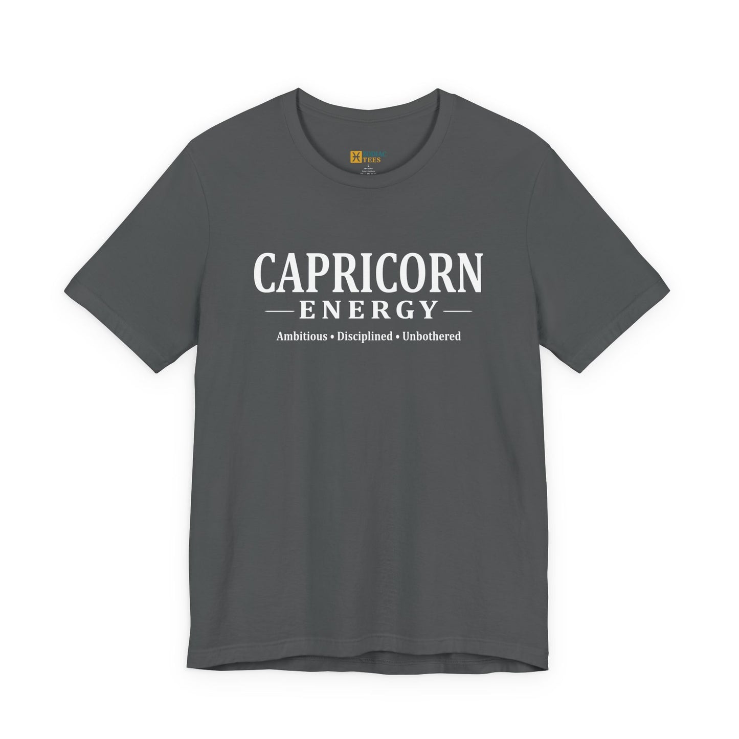 Capricorn Mindset T-Shirt – Ambitious Capricorn Energy Attitude Tee
