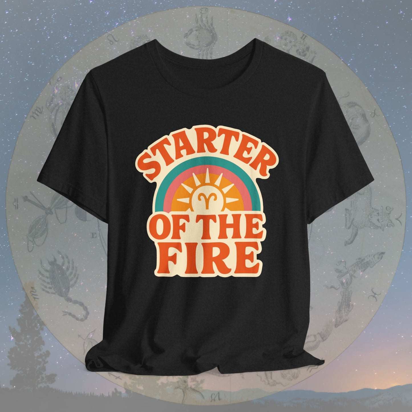 Starter of the Fire – Zodiac Couple Aries T-Shirt