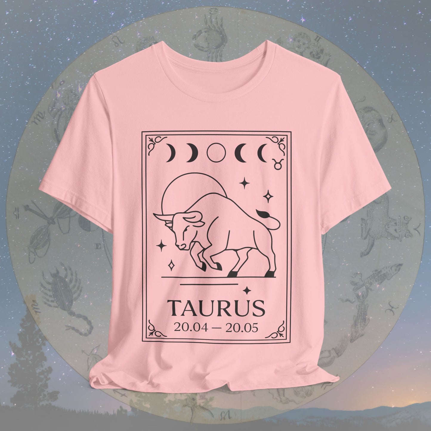 Minimalist Taurus Zodiac T-Shirt