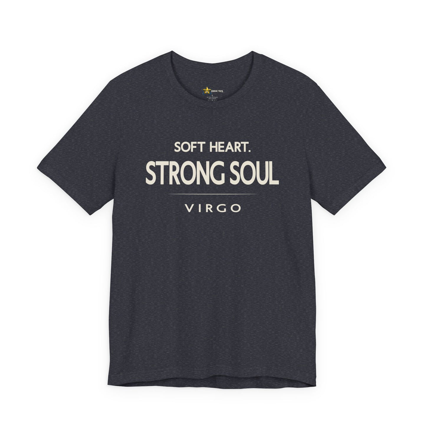 Virgo Minimal Zodiac Tee – Soft Heart Strong Soul T-Shirt