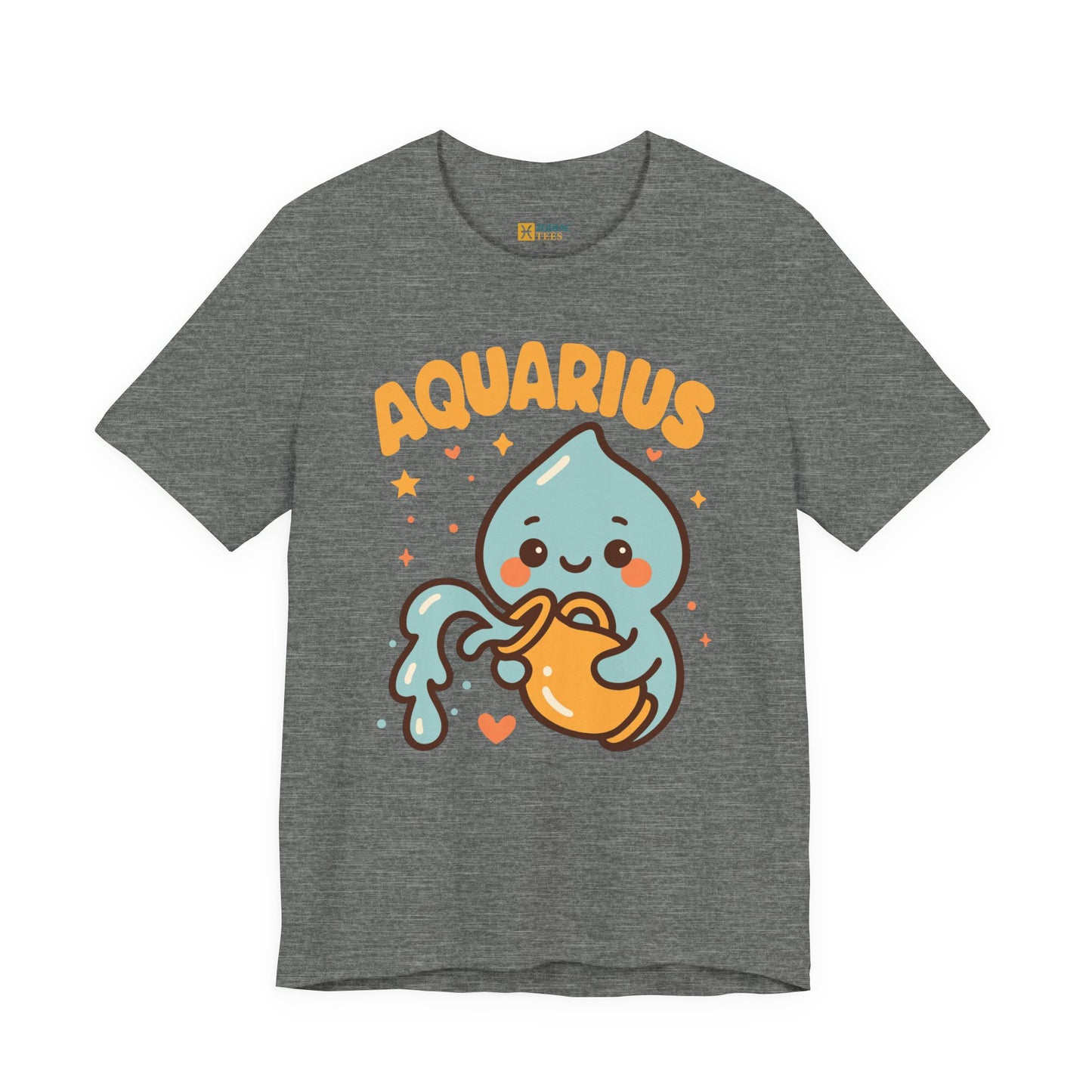 Aquarius Cute Water Bearer T-Shirt – Playful Zodiac Energy Tee