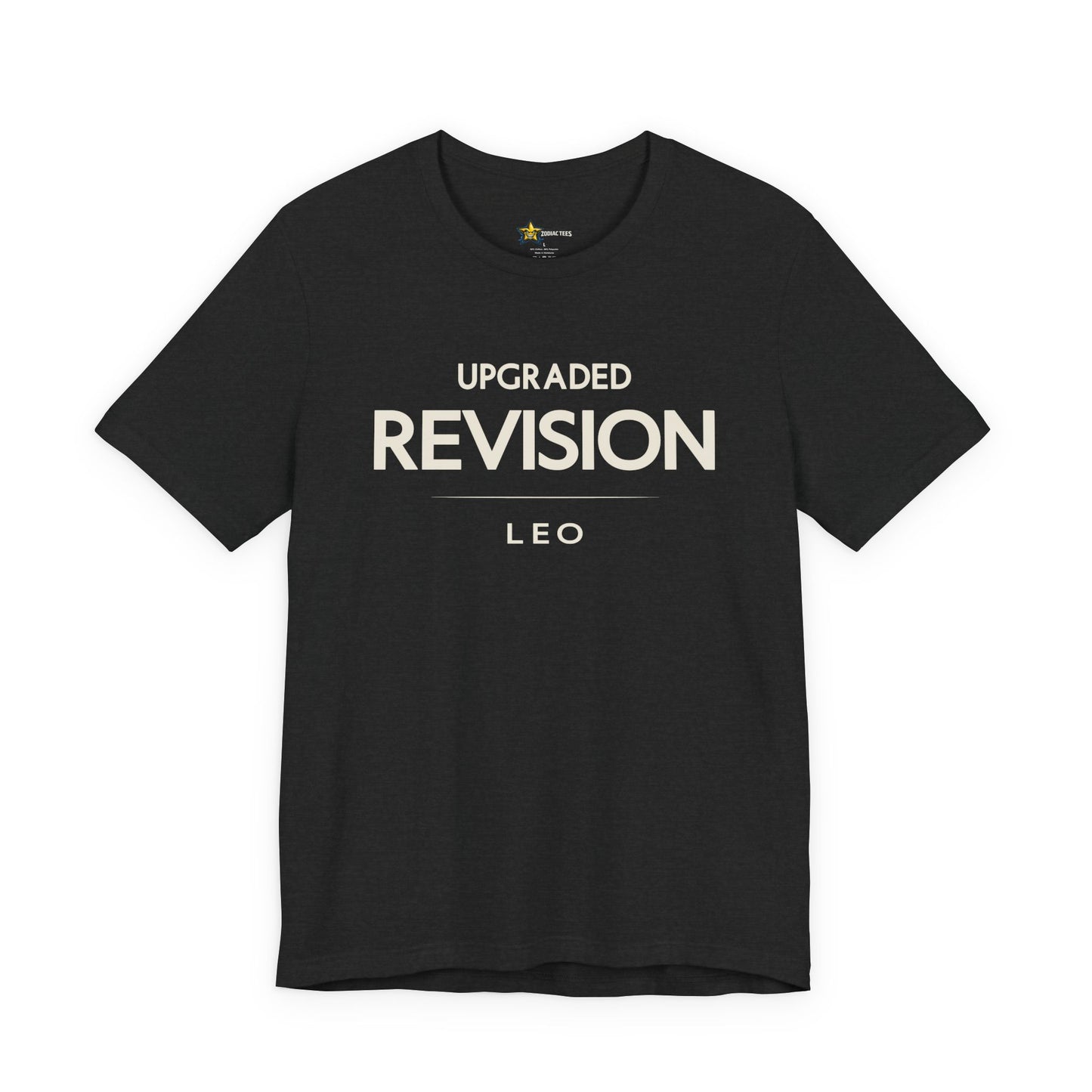 Leo Bold Zodiac T-Shirt – Upgraded Revision Mindset Tee