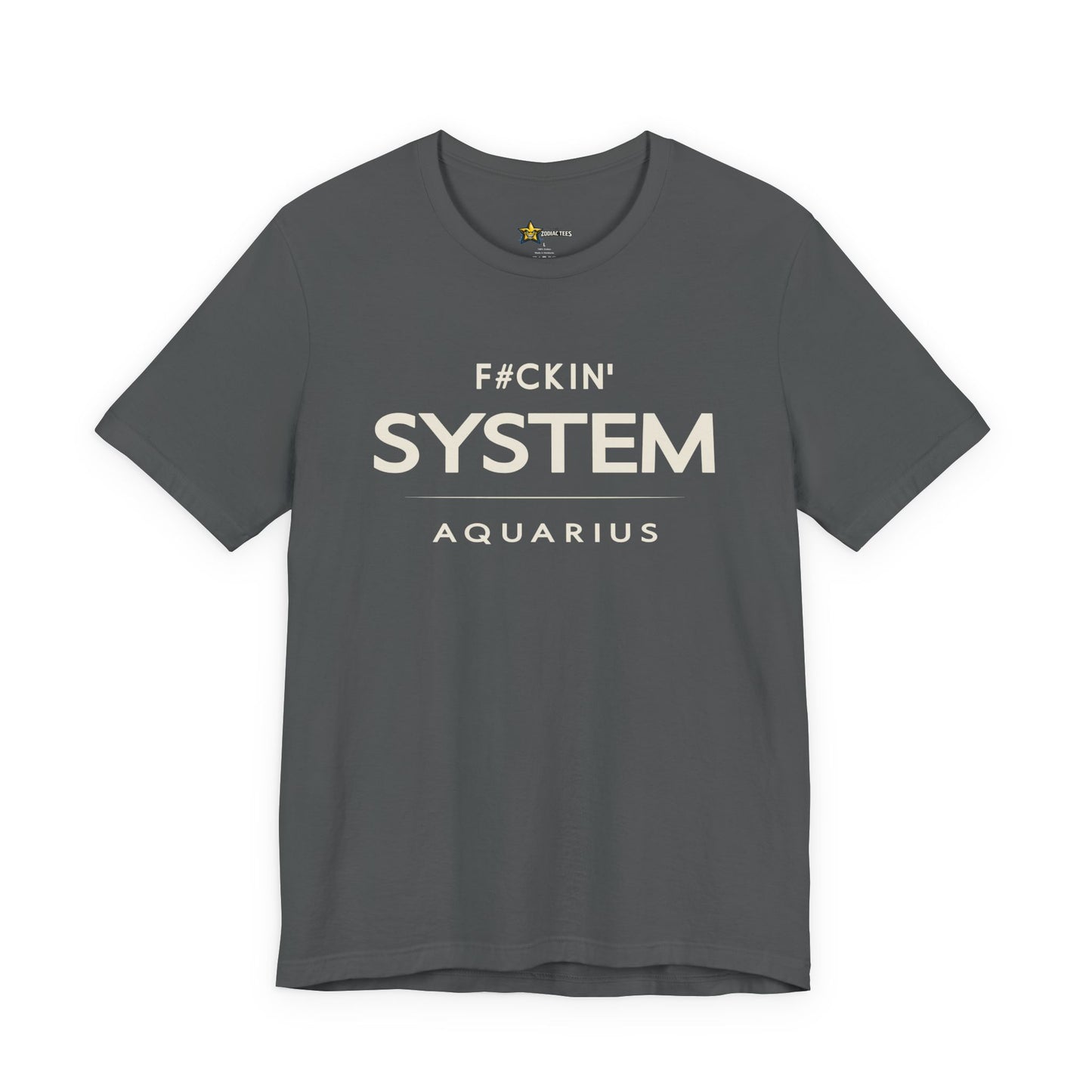 Aquarius Rebel Zodiac T-Shirt – F#ckin’ System Tee