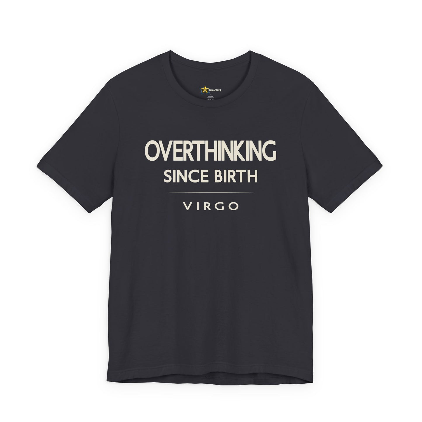 Virgo Clean Minimal T-Shirt – Overthinking Mindset Tee