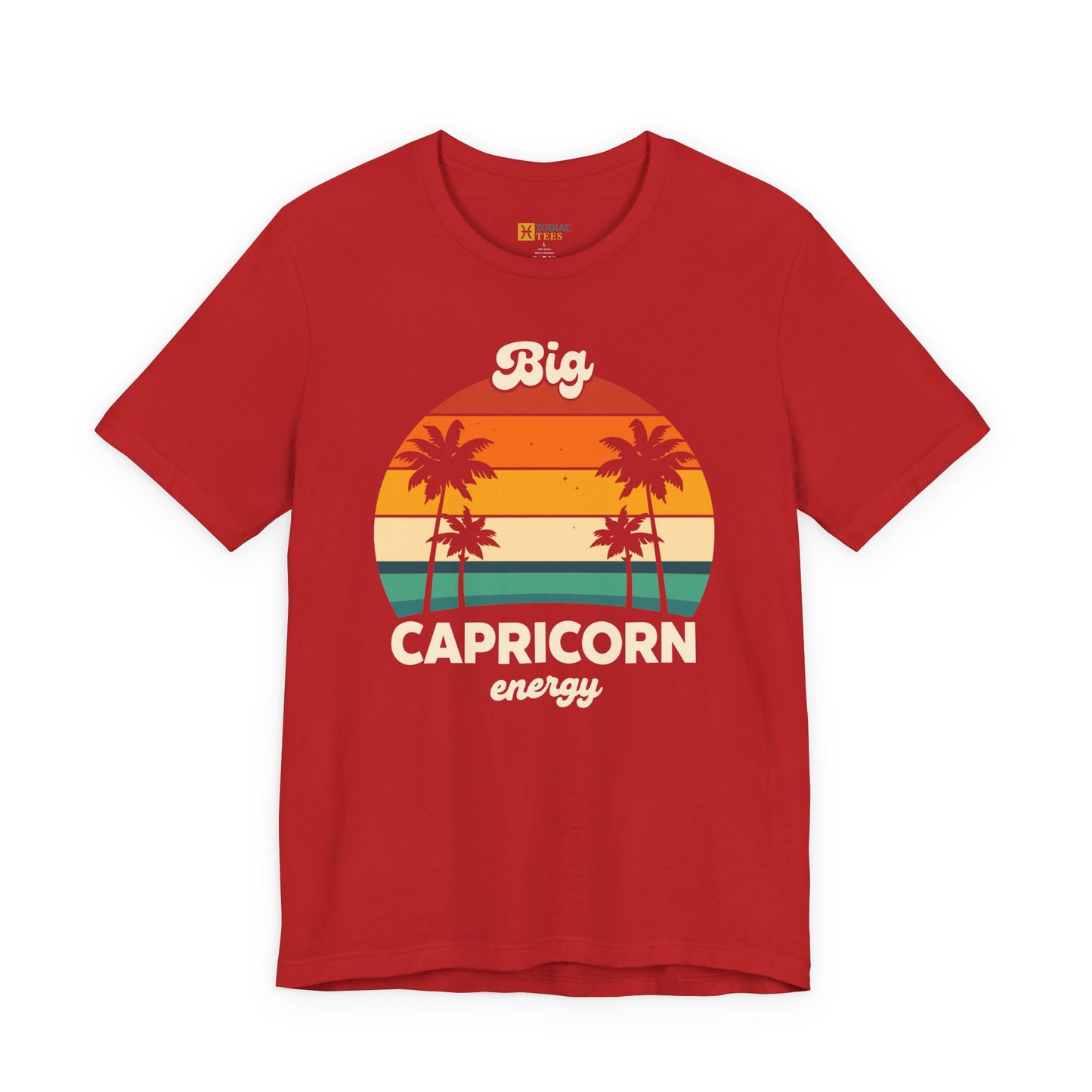 Big Capricorn Energy T-Shirt – Retro Zodiac Vibes Tee