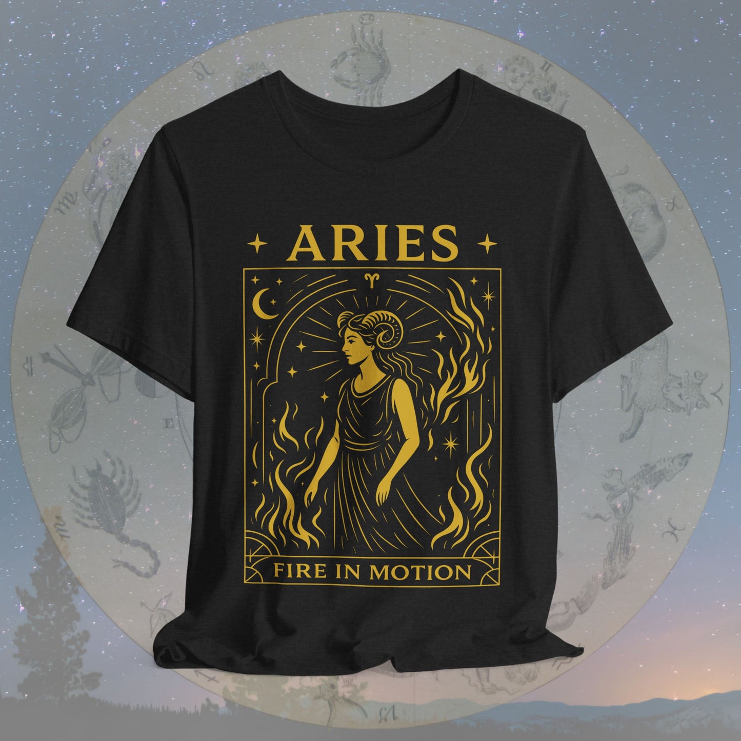Bold Fire in Motion Aries T-Shirt