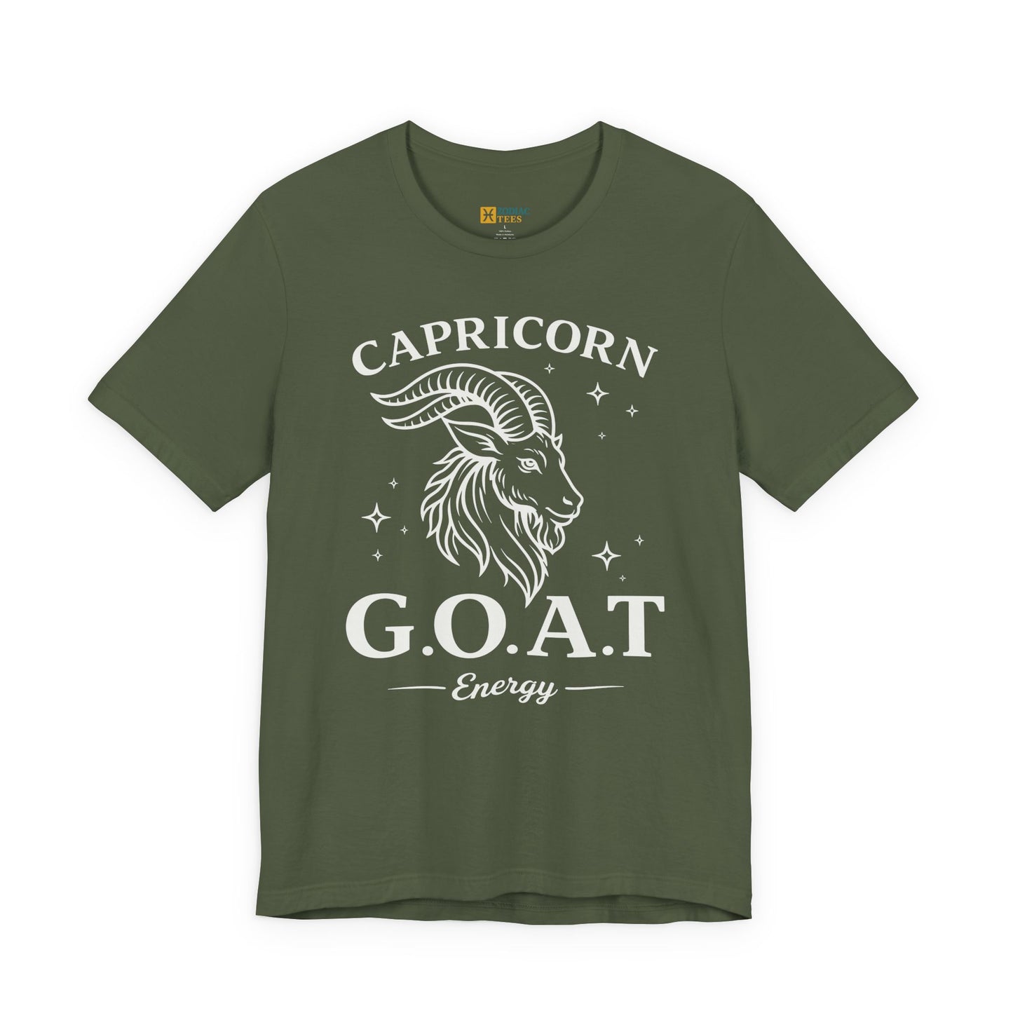 Capricorn G.O.A.T Energy T-Shirt – Greatest of All Time Zodiac Tee