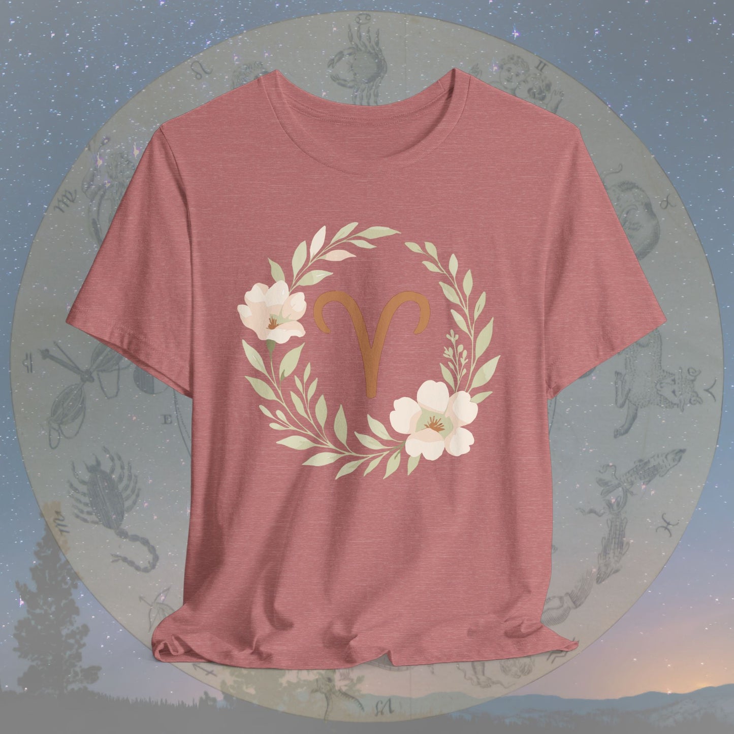 Bold Blooming Spirit Aries T-Shirt