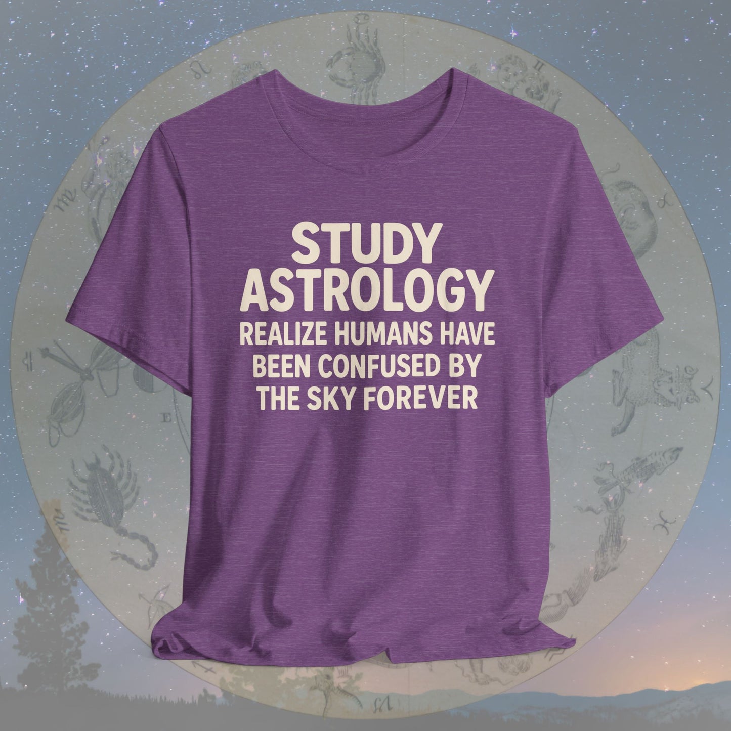 Study Astrology Confused by the Sky T-Shirt