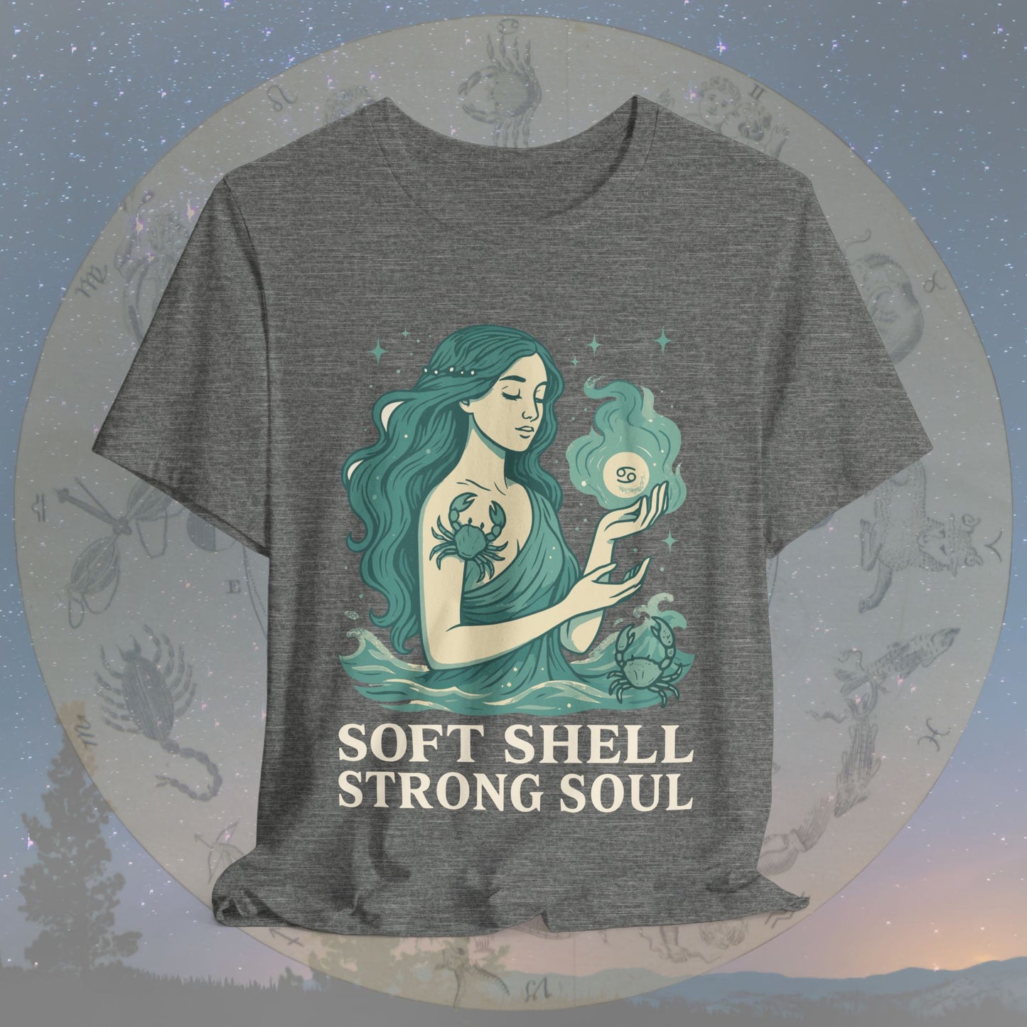 Soft Shell Strong Soul Cancer T-Shirt