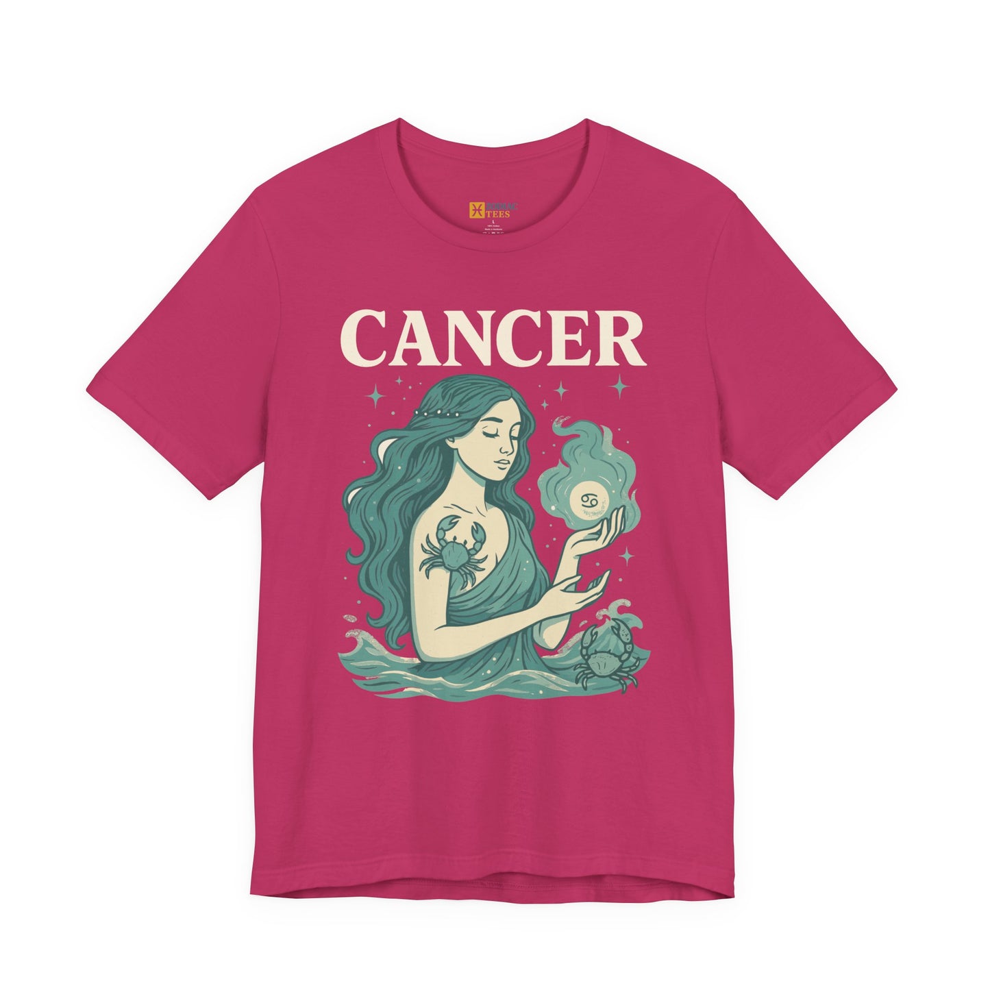 Cancer Bold Zodiac T-Shirt – Water Sign Statement Energy Tee